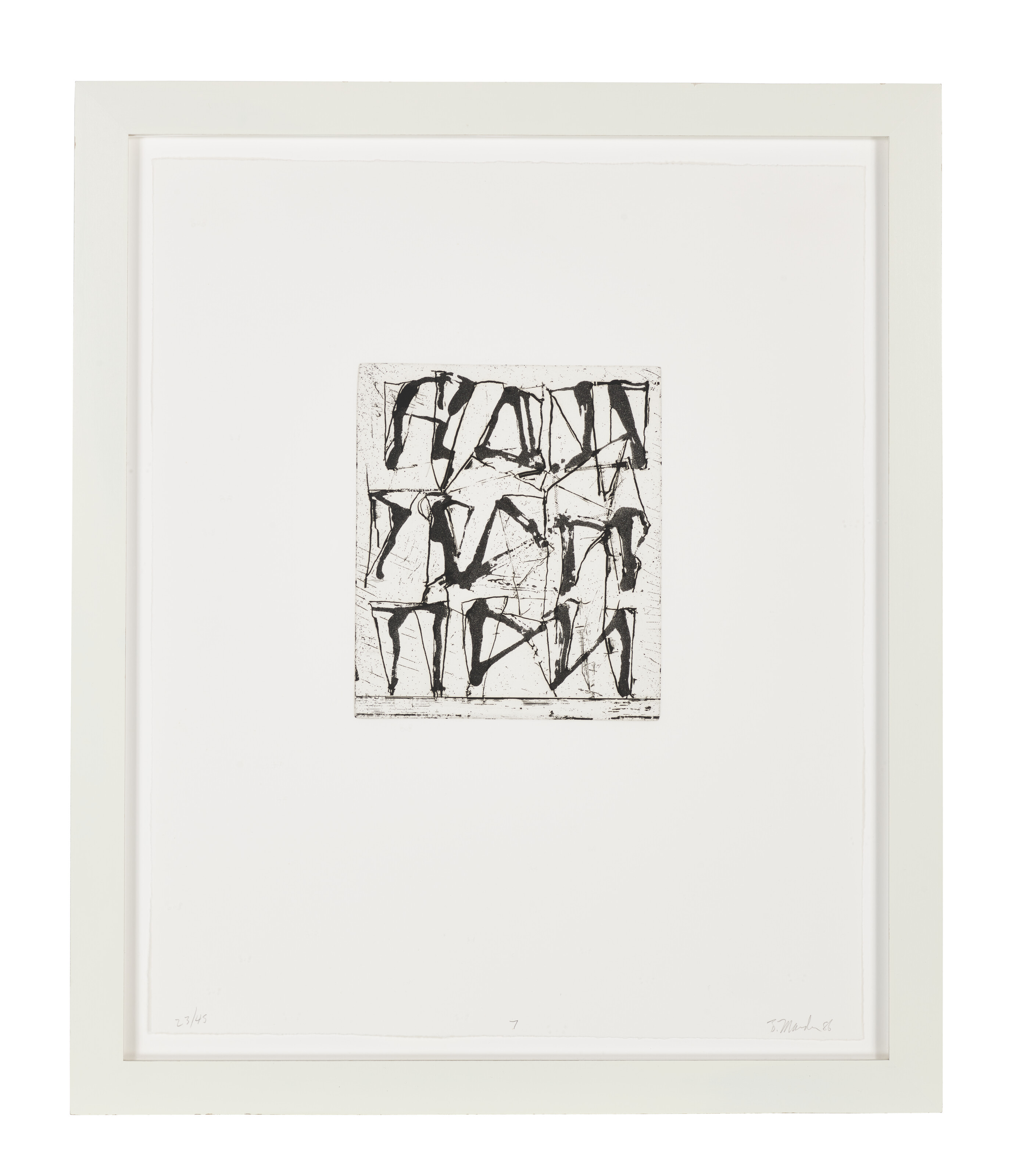 Brice Marden — Гравюры для Рексрота : четыре оттиска, изображение 7