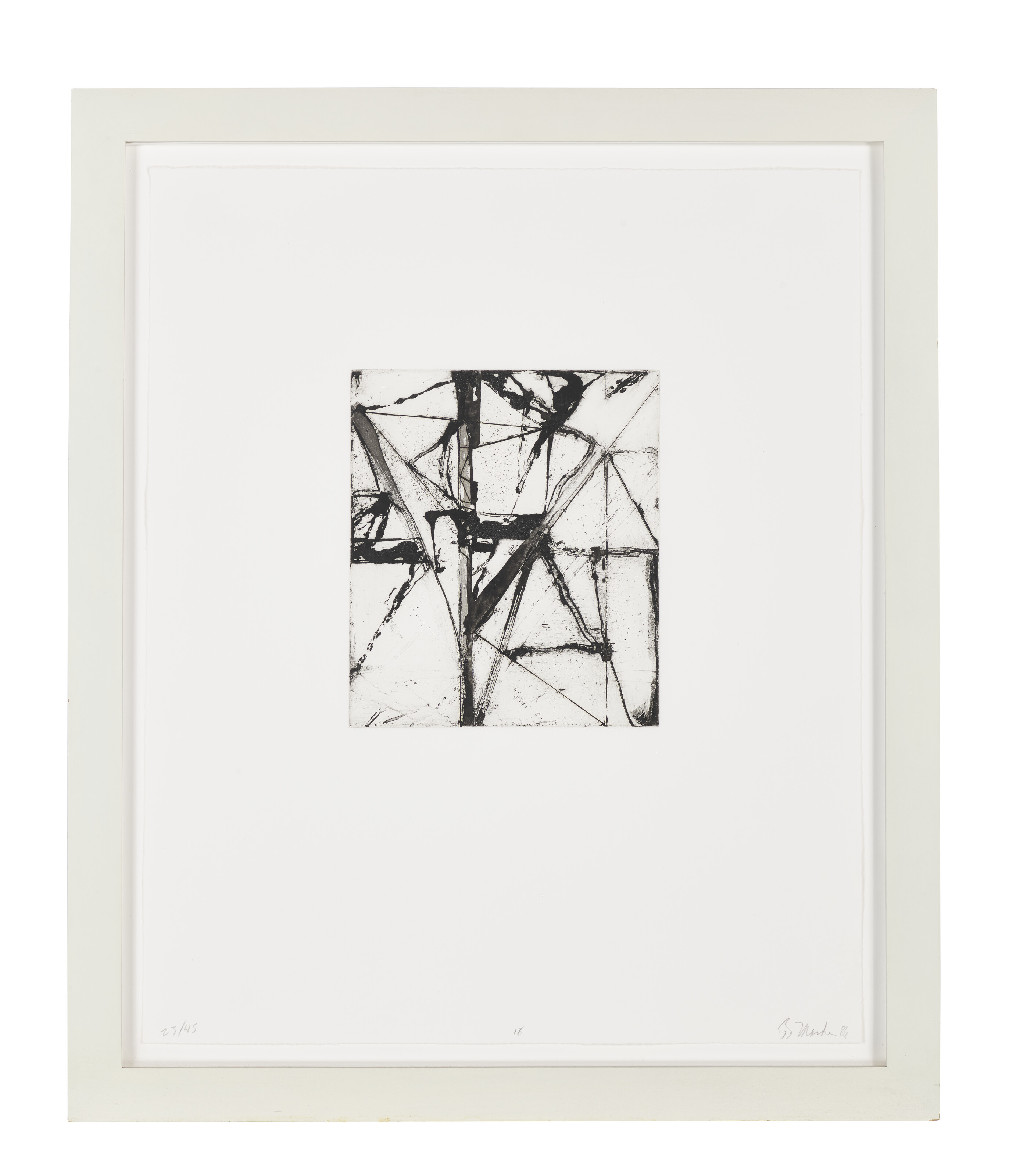 Brice Marden — Гравюры для Рексрота : четыре оттиска, изображение 8