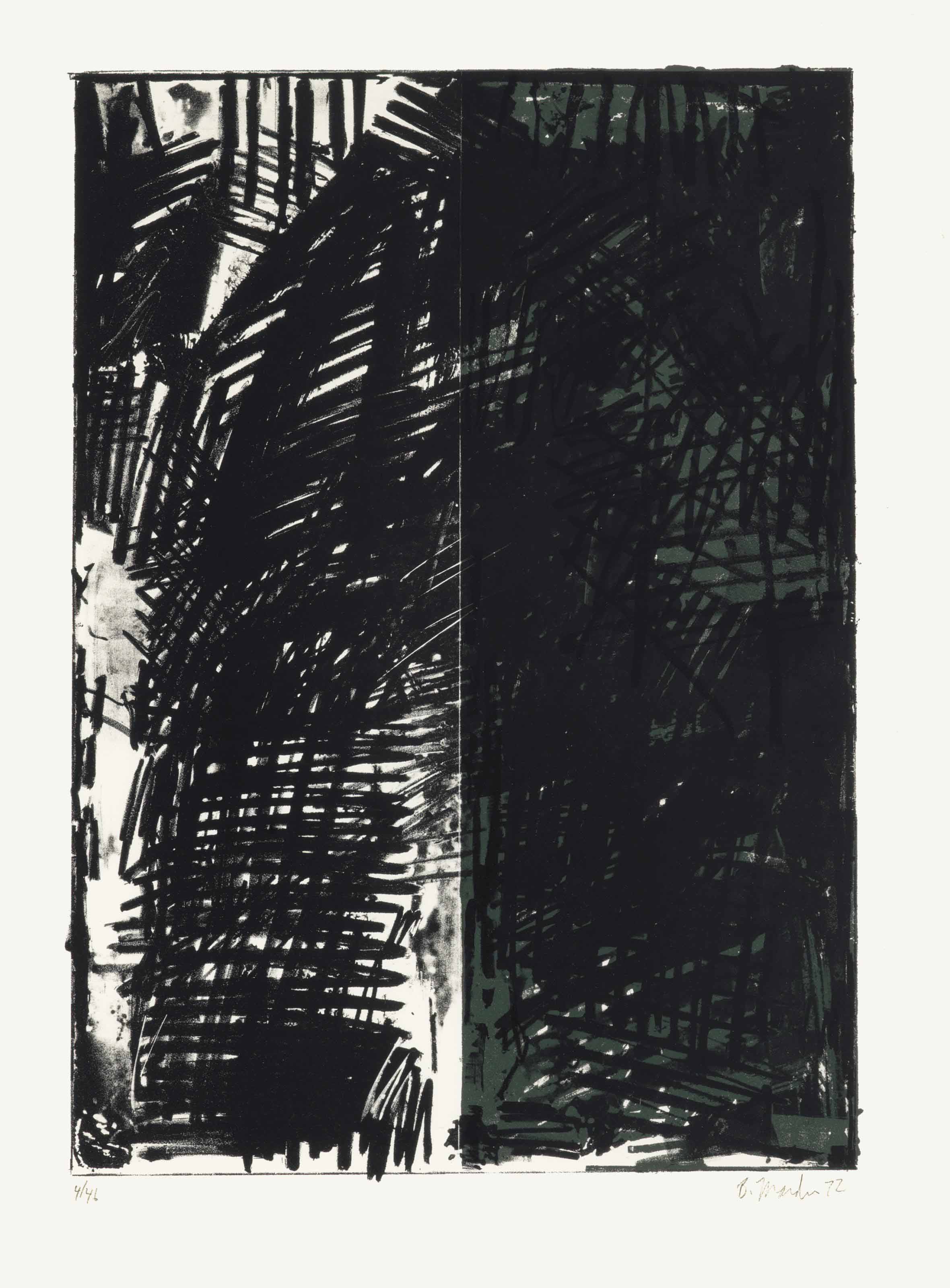 Brice Marden — #4, из серии для прессы "Без названия"