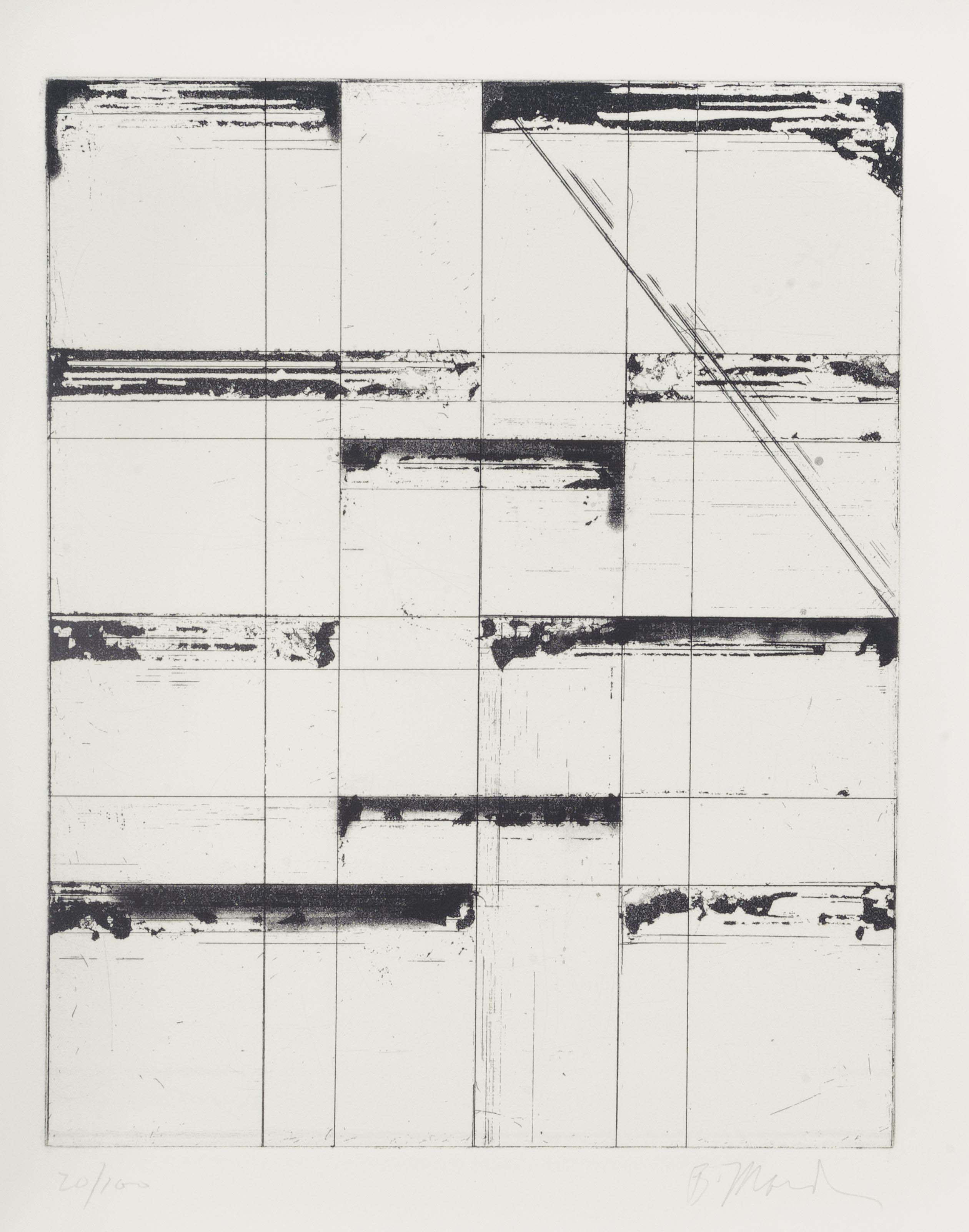Brice Marden — Гравюра для Паркета (Parkett 7)