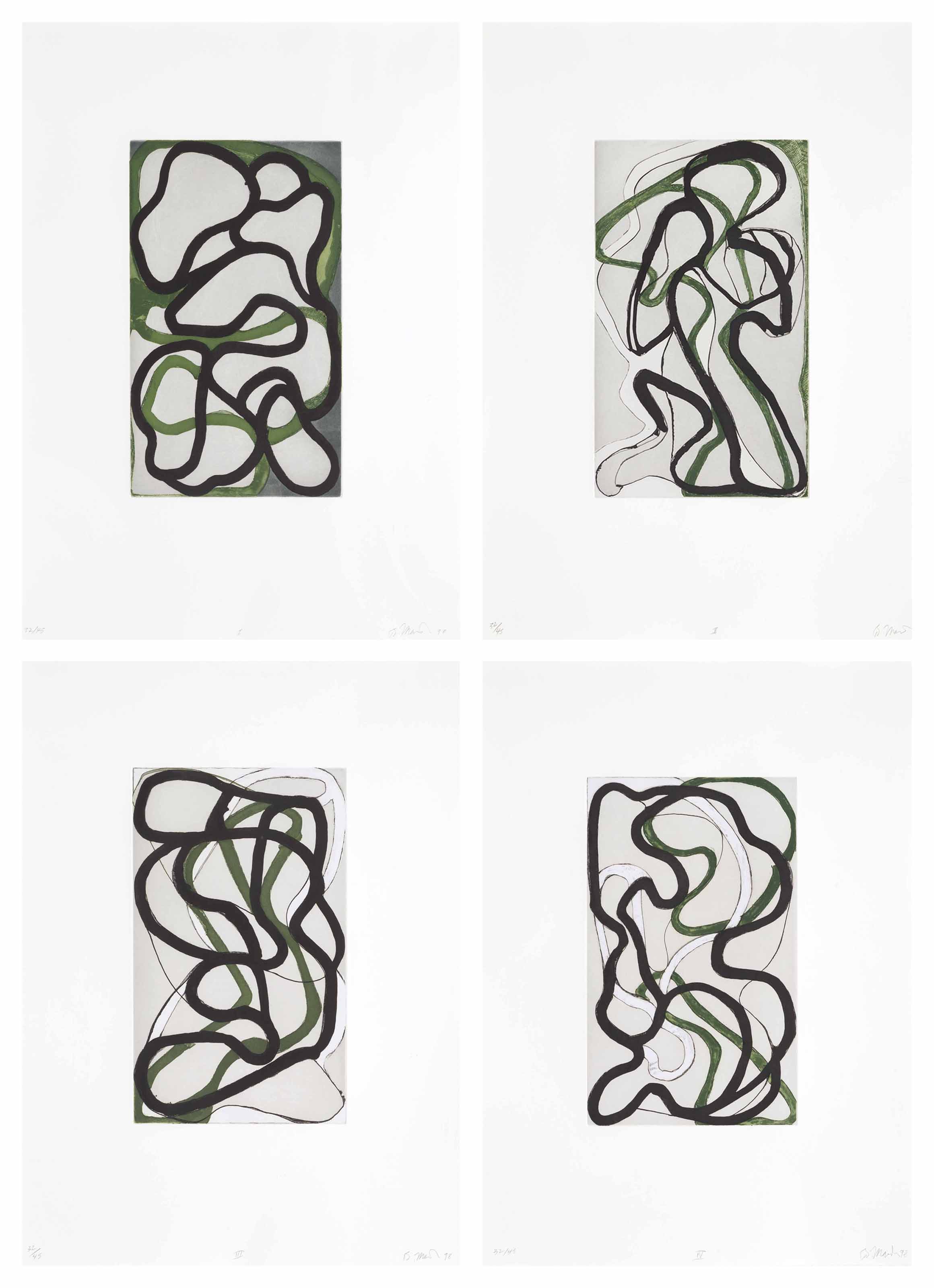 Brice Marden — Сучжоу I-IV