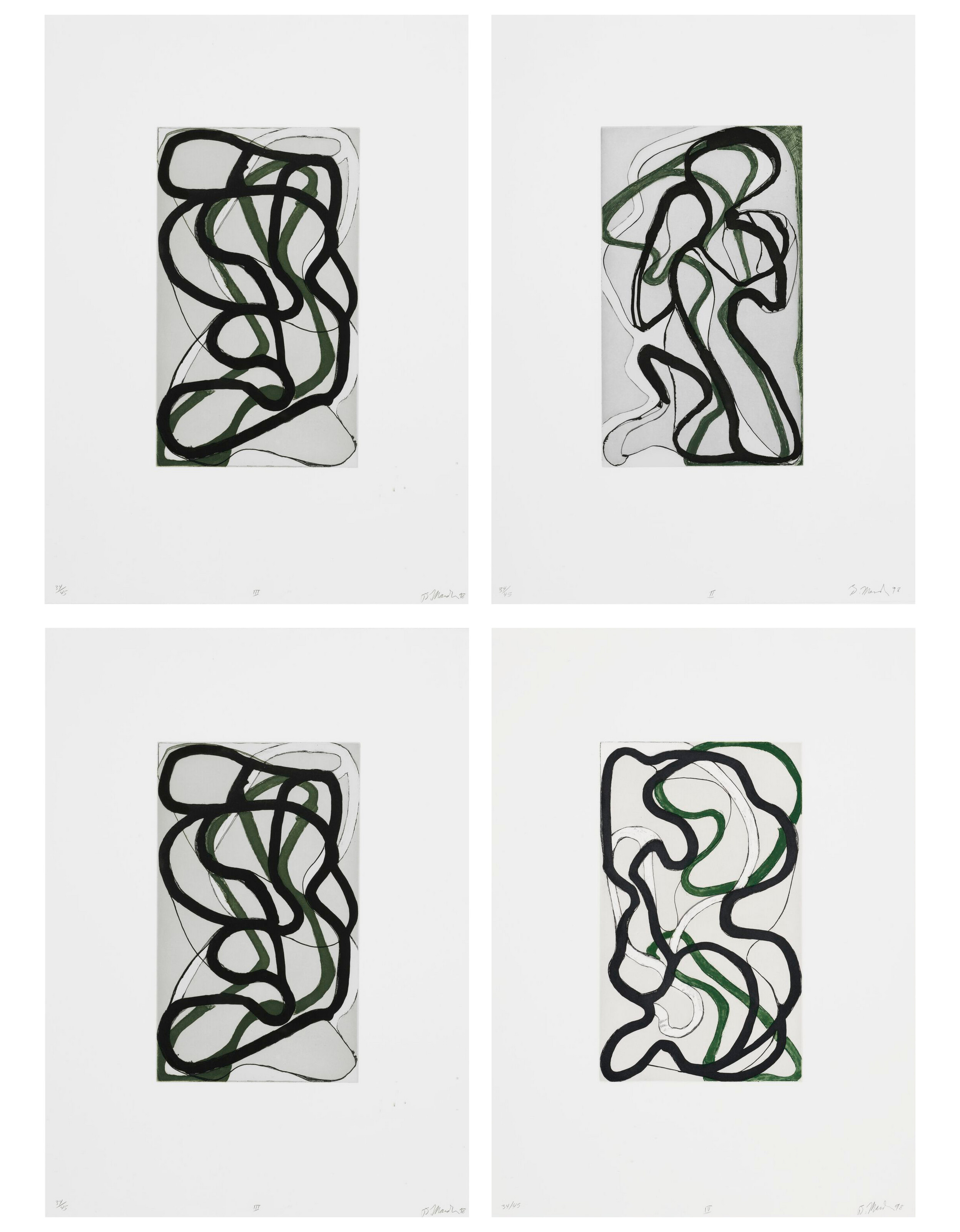 Brice Marden — Сучжоу I-IV