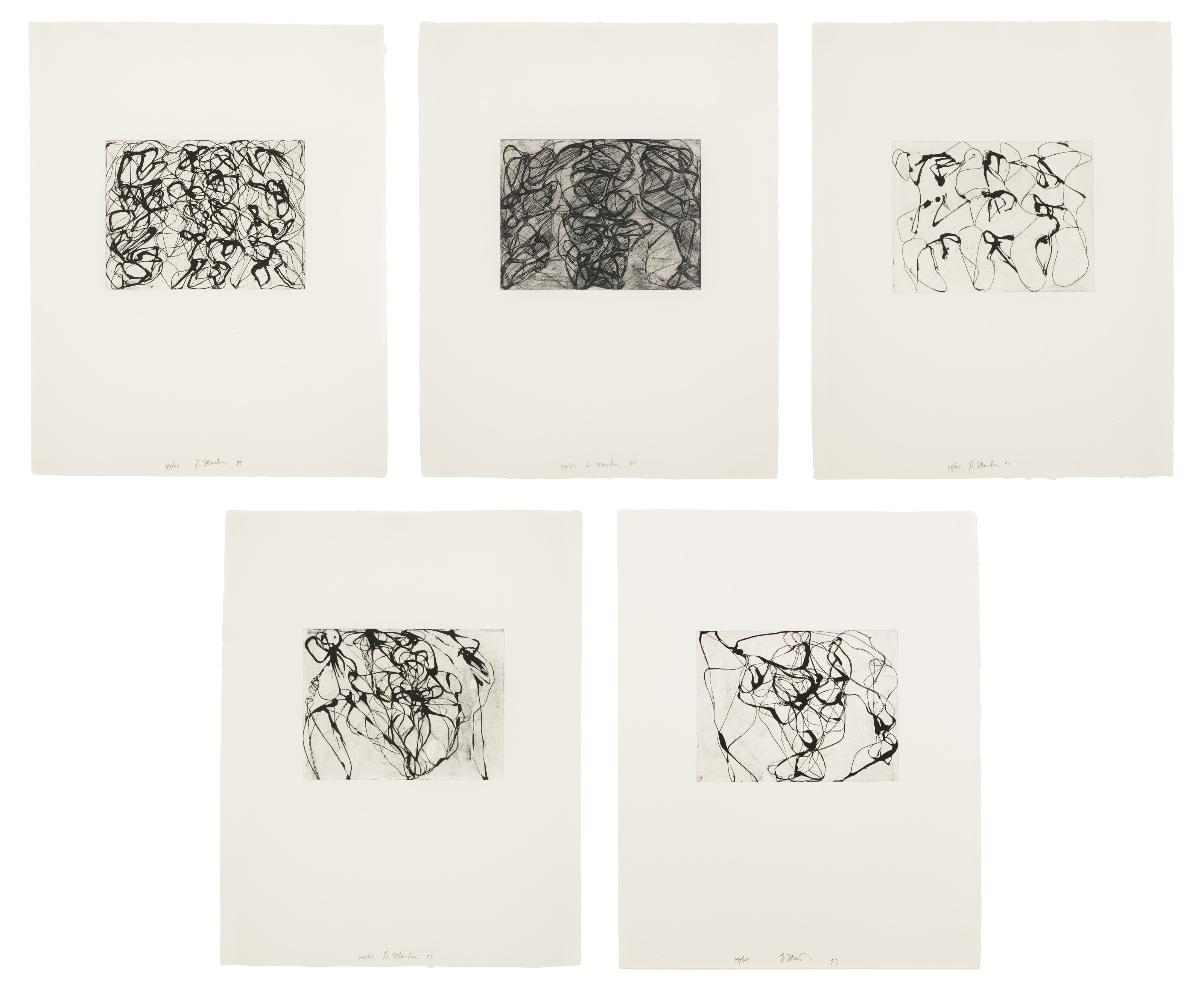 Brice Marden — После Боттичелли 1-5