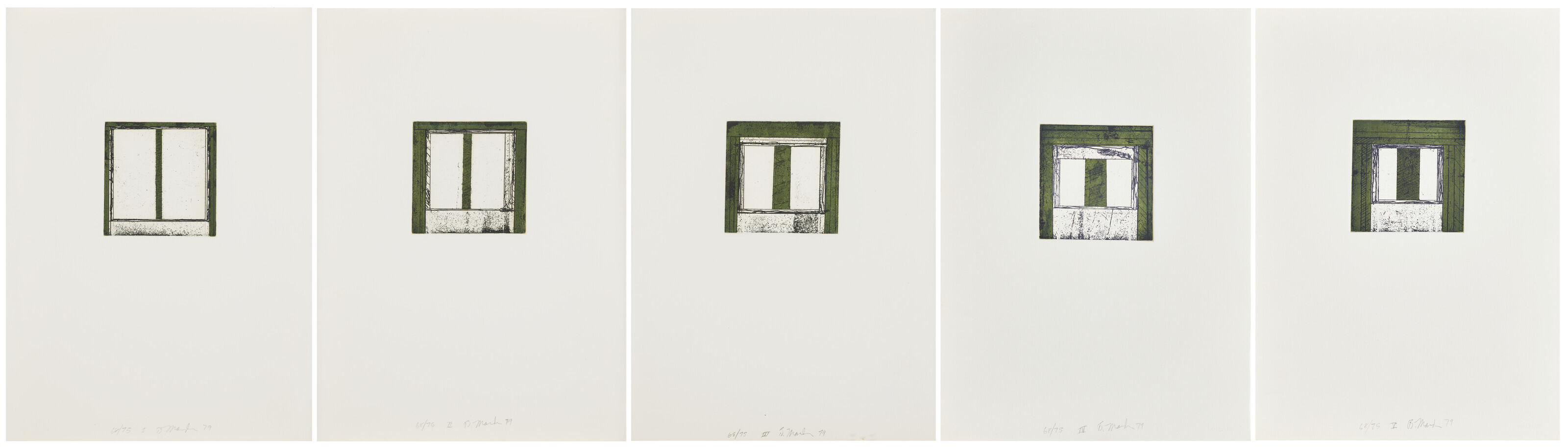 Brice Marden — Фокусировка I-V