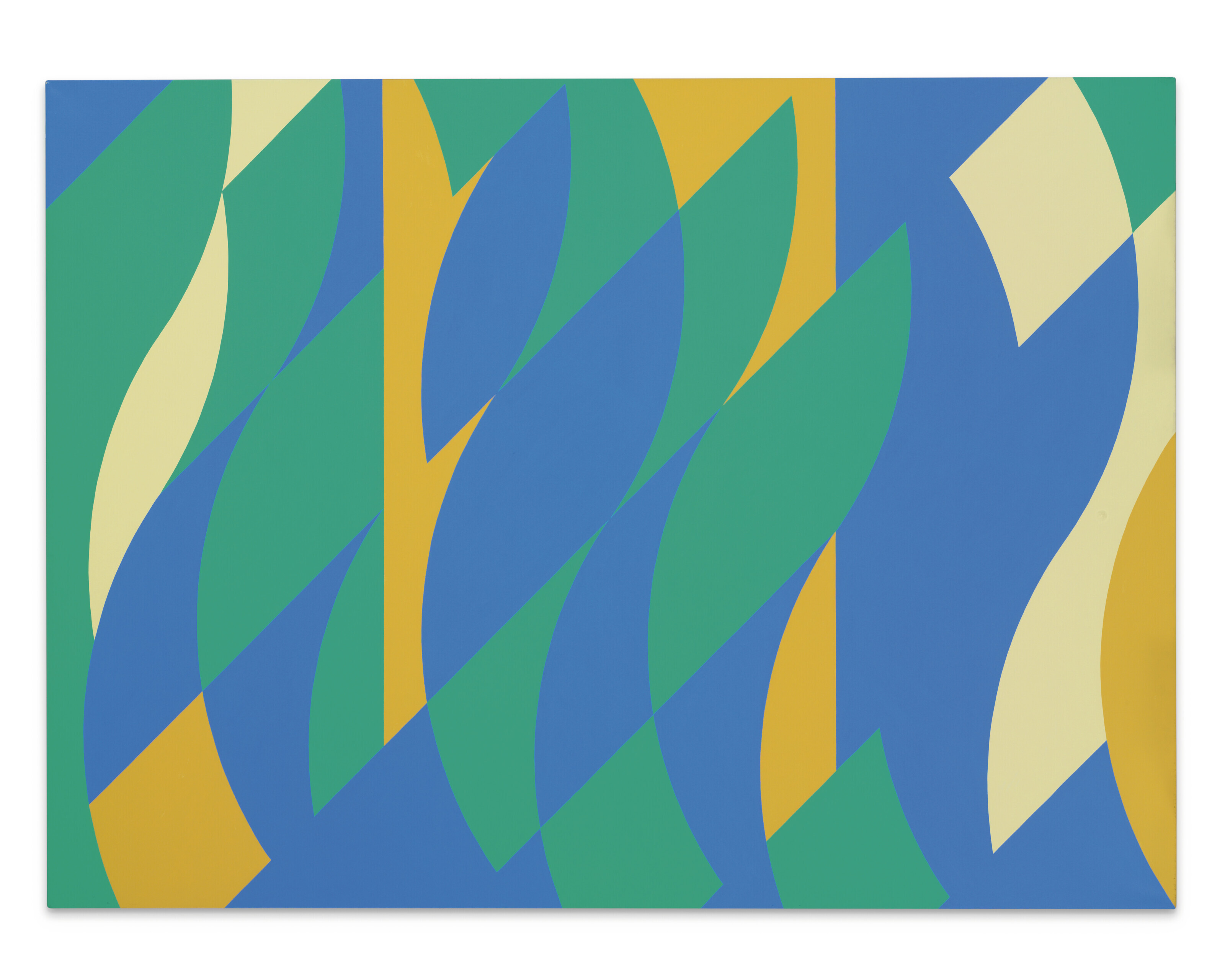 Bridget Riley — Картина с двумя вертикалями 3, изображение 1