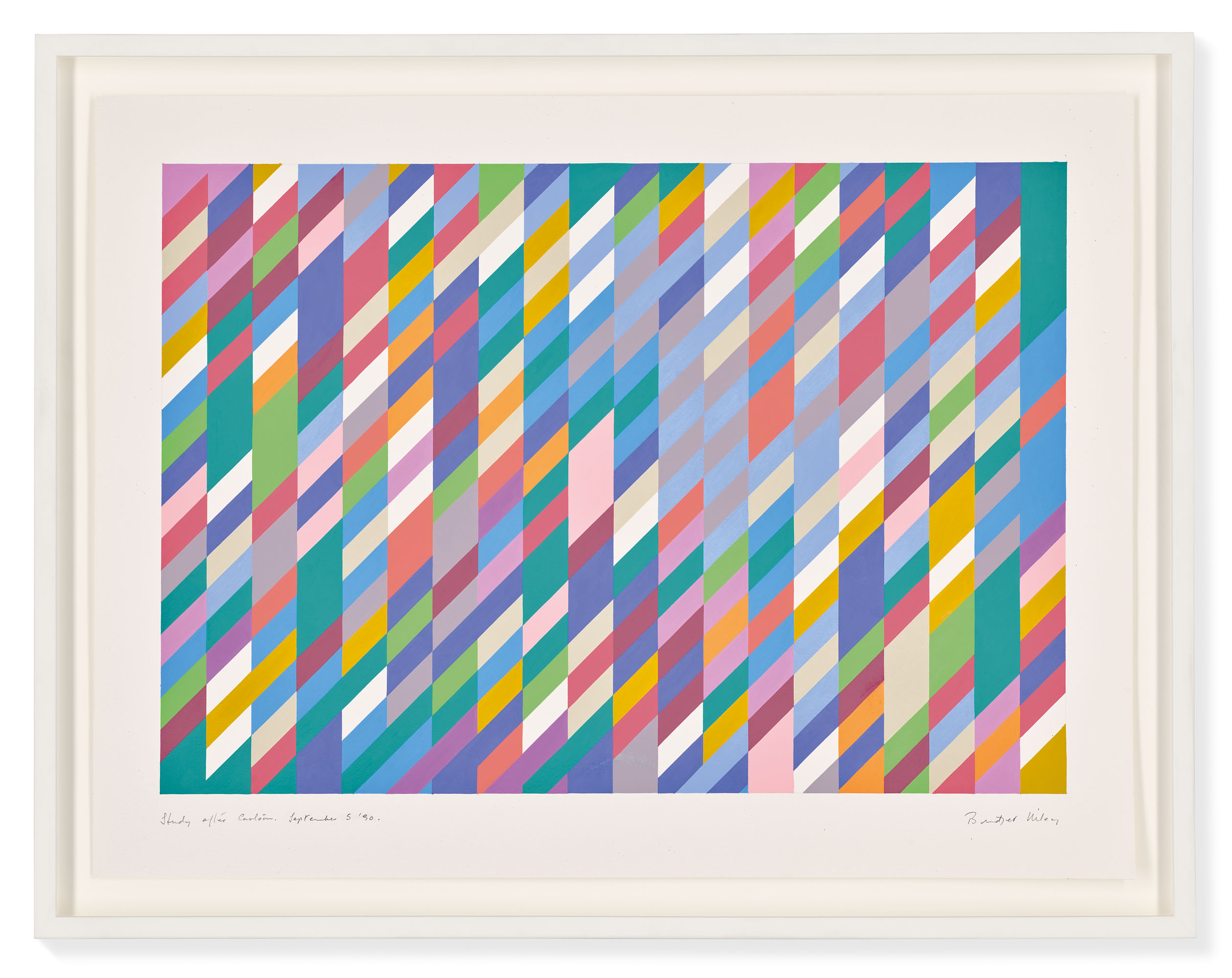 Bridget Riley — Этюд после мультфильма. 5 сентября 90-го., изображение 2