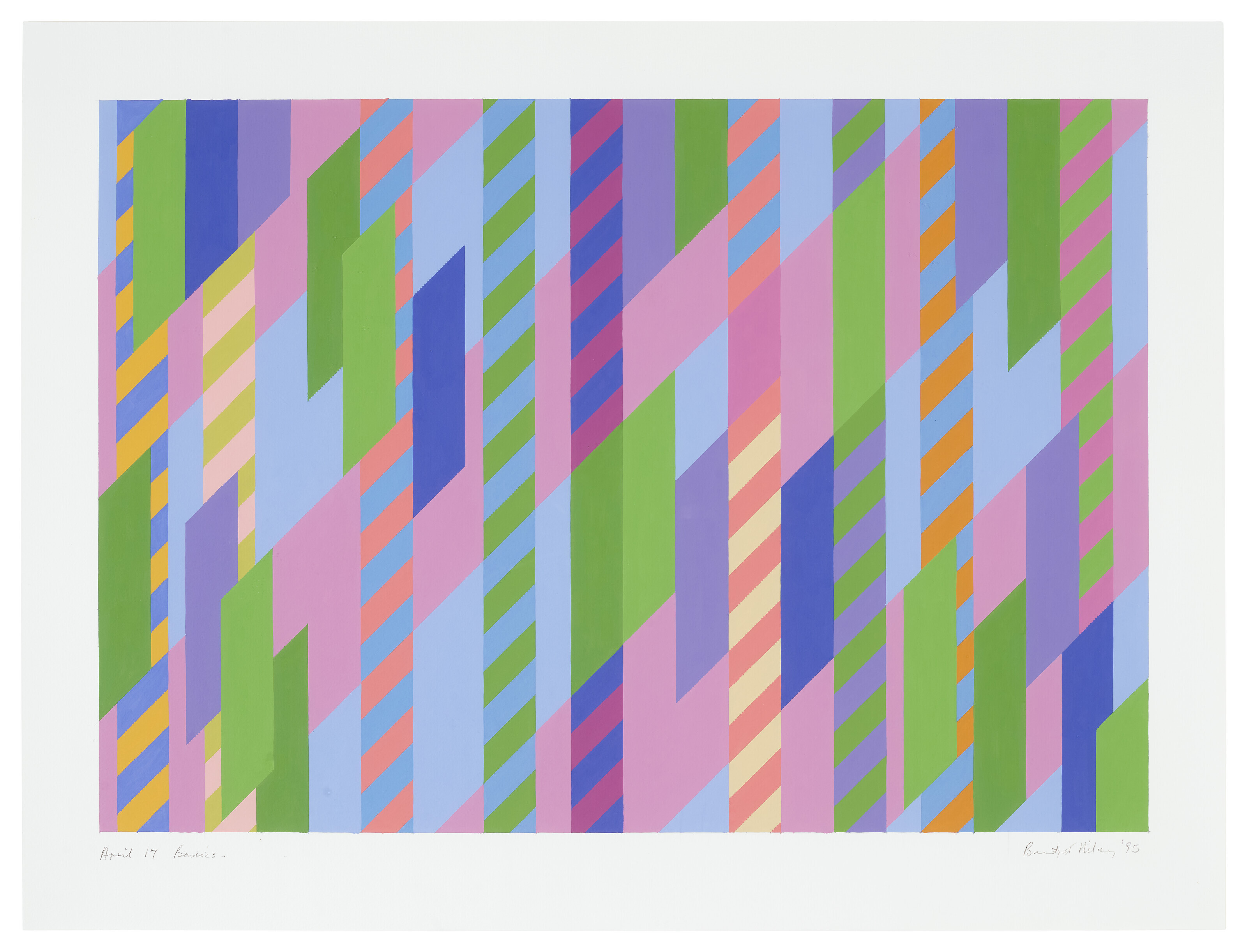 Bridget Riley — 17 апреля Бассаку исполнилось 95 лет