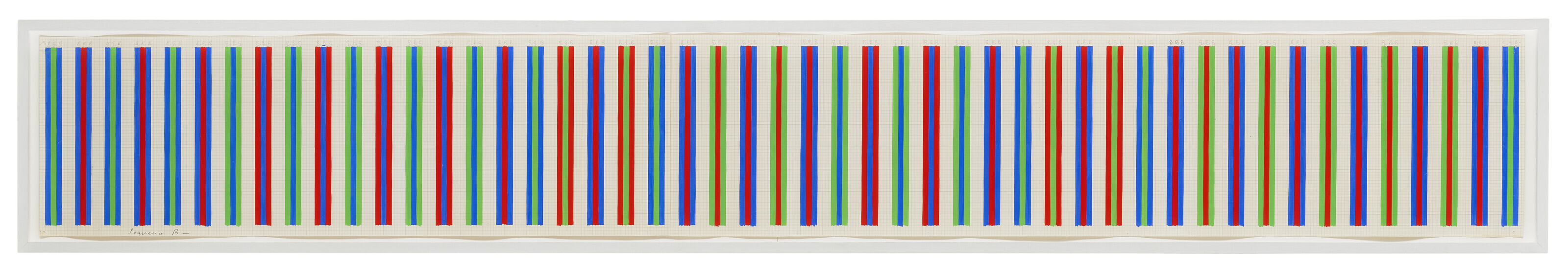 Bridget Riley — Последовательность В - Исследование для "Paean", изображение 2