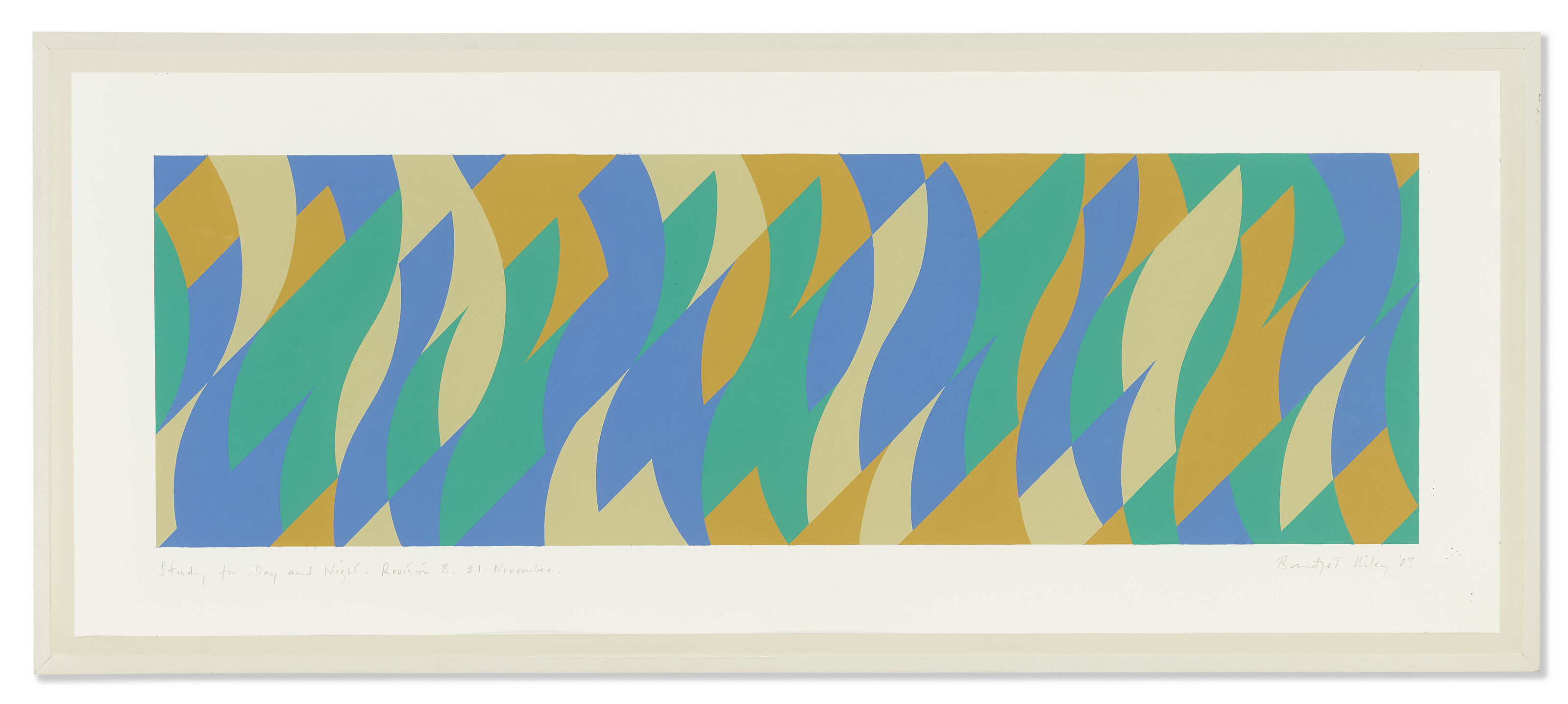 Bridget Riley — Исследование для редакции В "День и ночь", изображение 2