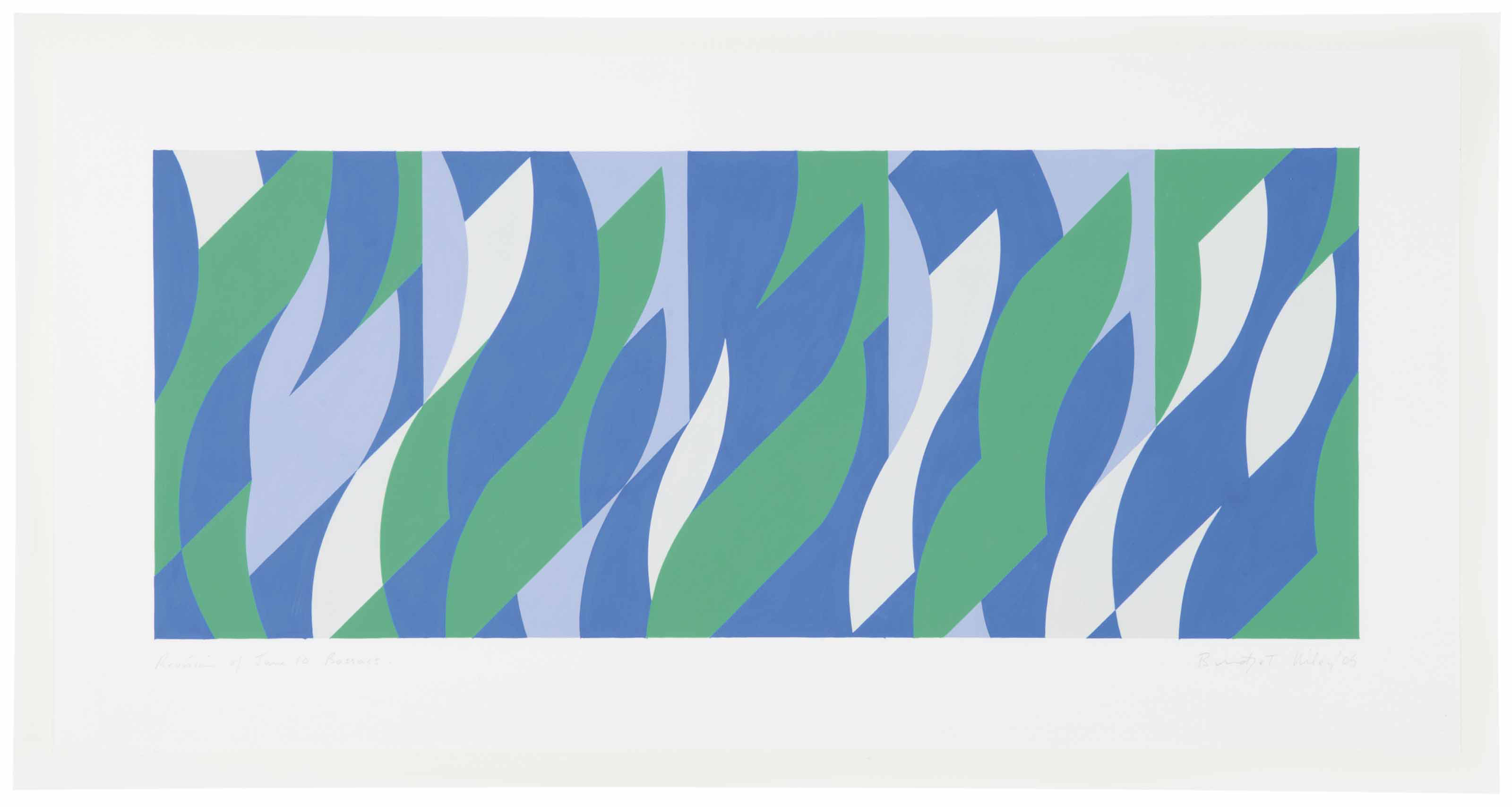 Bridget Riley — Изменения, внесенные в Bassacs 10 июня