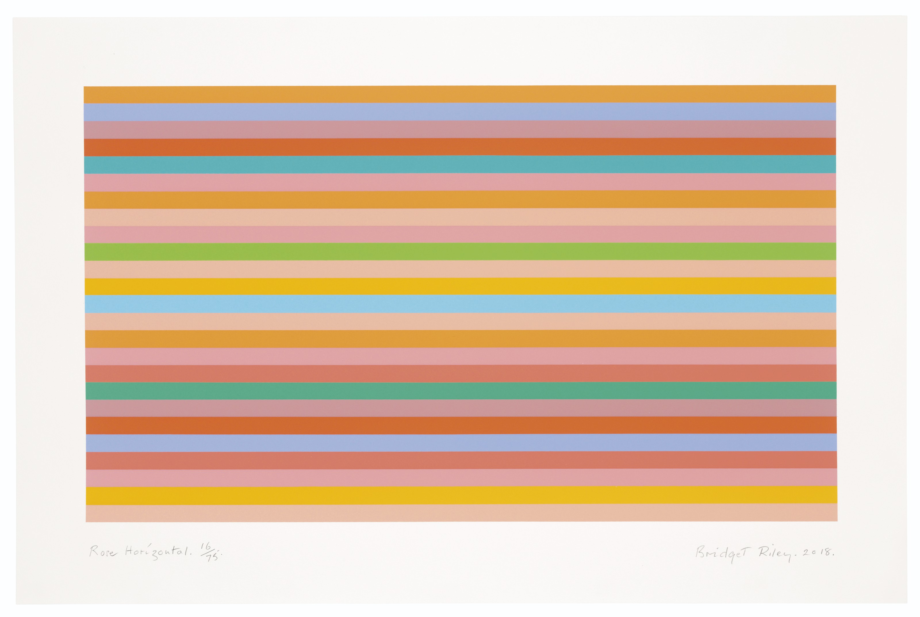 Bridget Riley — Роза горизонтальная