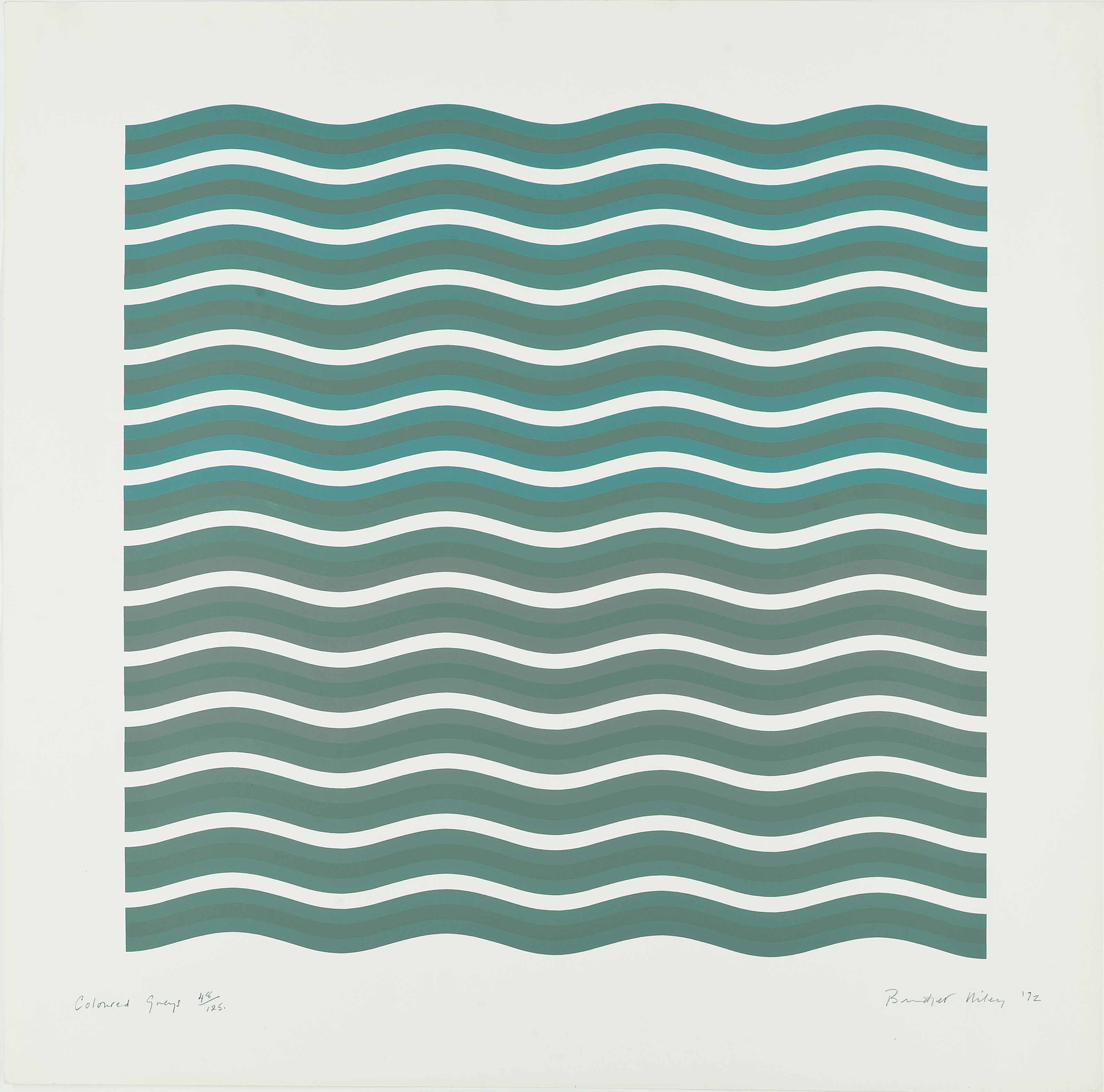 Bridget Riley — Серые тона: Вторая пластинка (Шуберт 17)