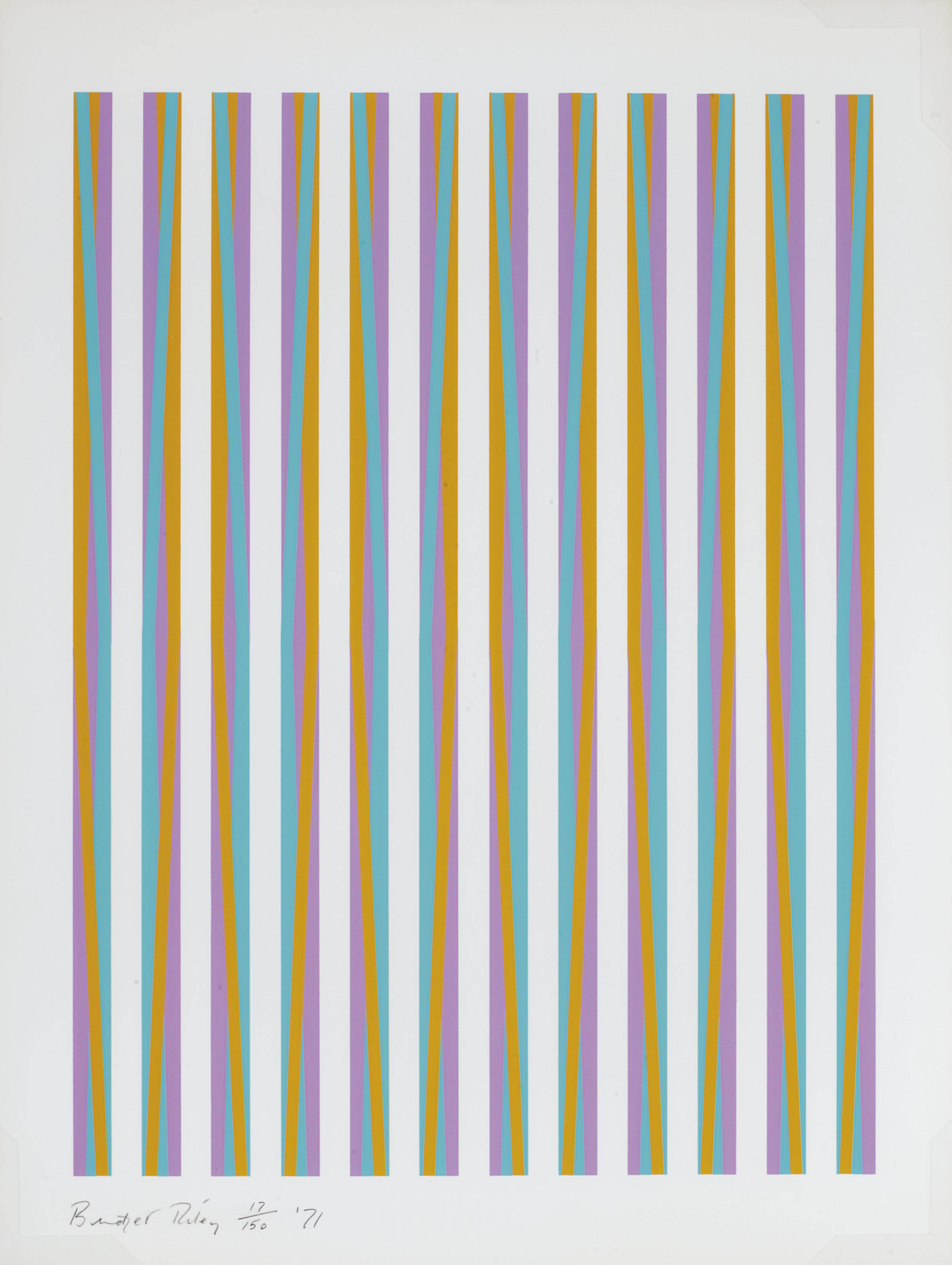 Bridget Riley — Без названия ["Чикагская восьмерка"] из "Заговора: художник как свидетель" (Шуберт, 15)