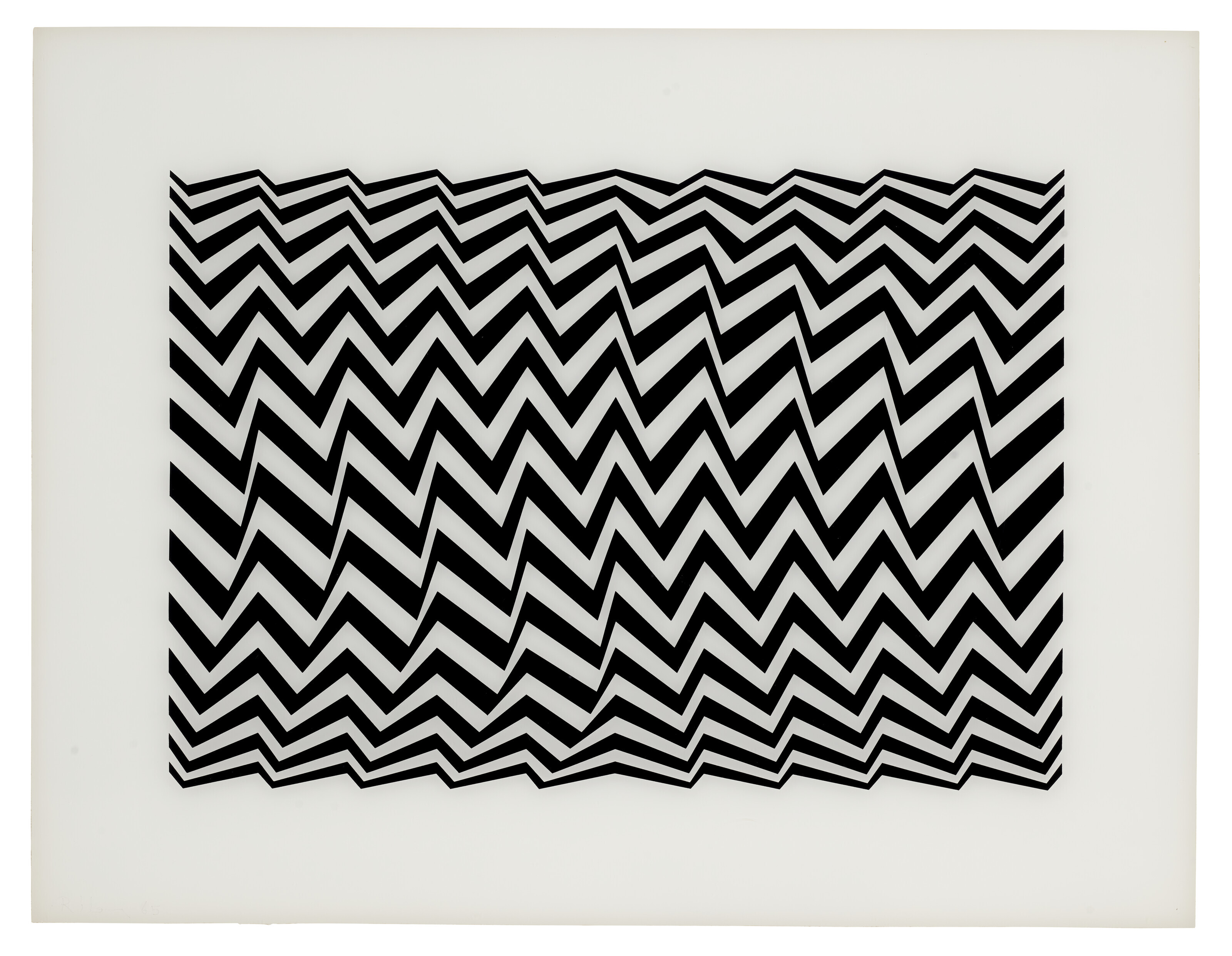 Bridget Riley — Без названия (фрагмент 3), из: Fragments