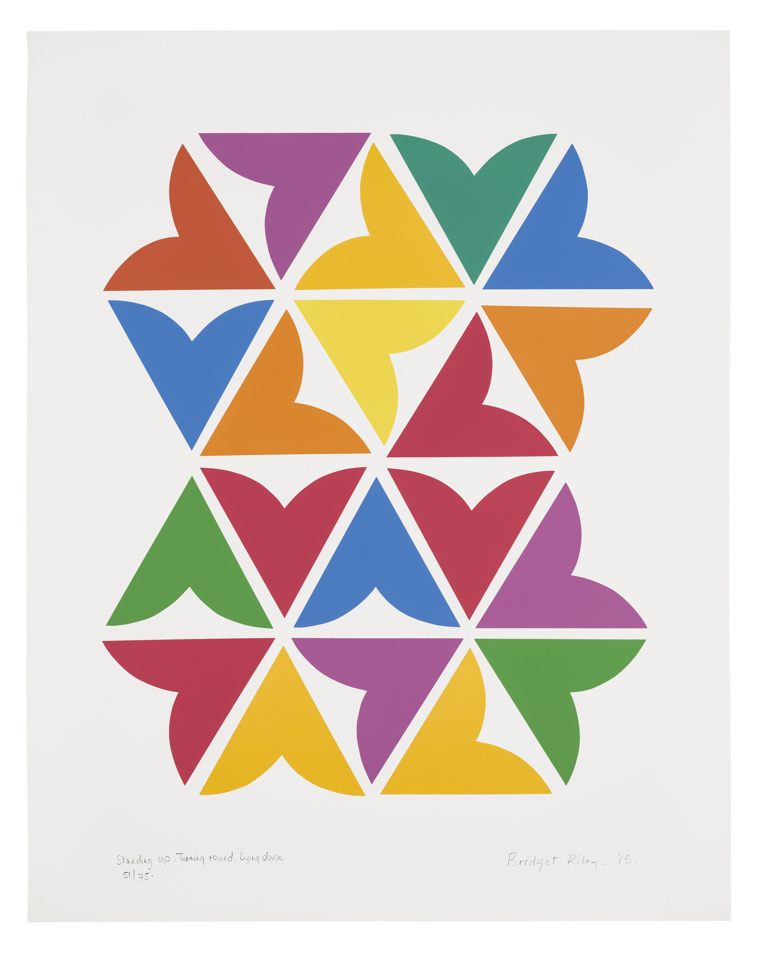 Bridget Riley — Встаю, Поворачиваюсь, Ложусь