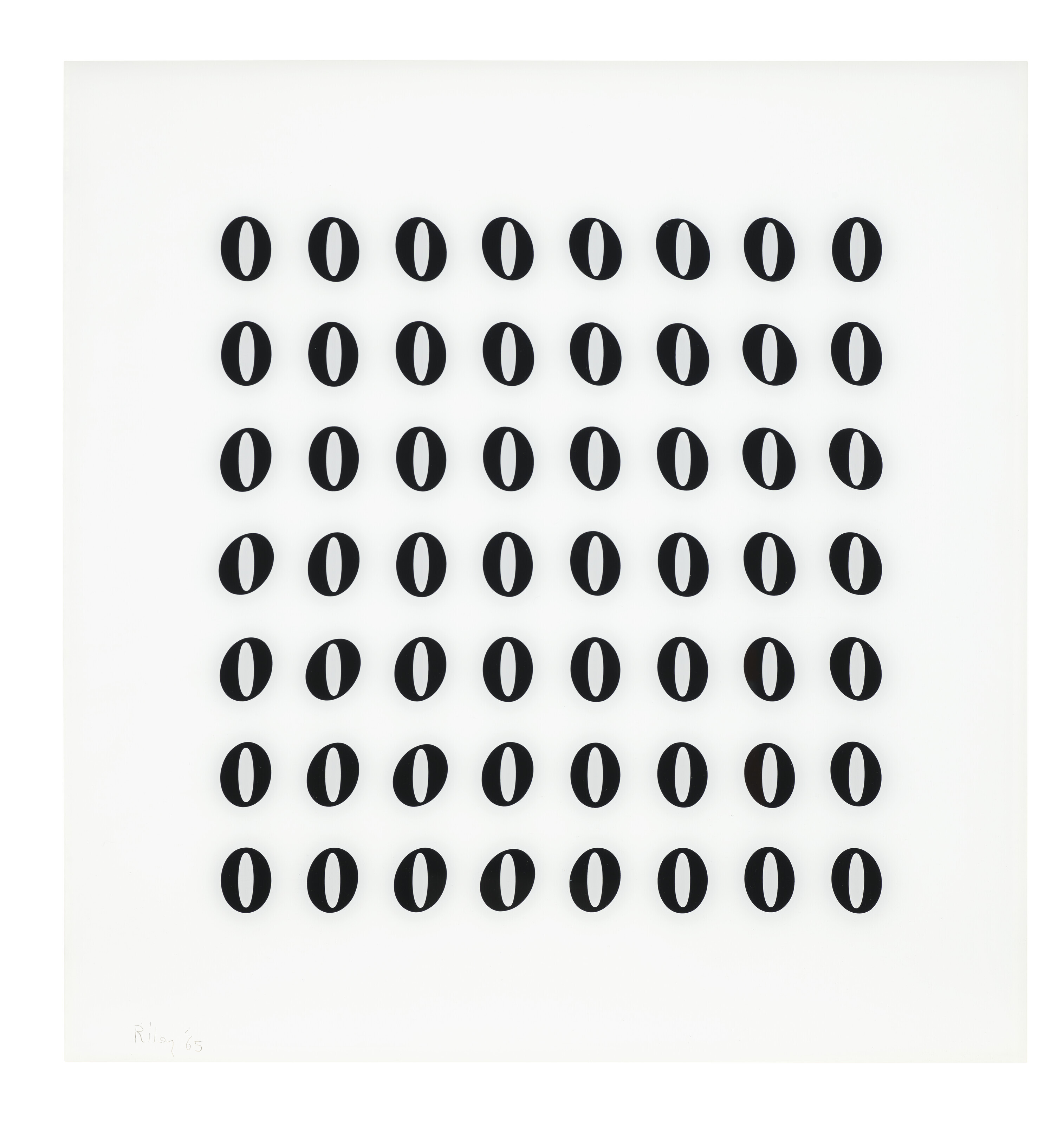 Bridget Riley — Без названия (Фрагмент 4)
