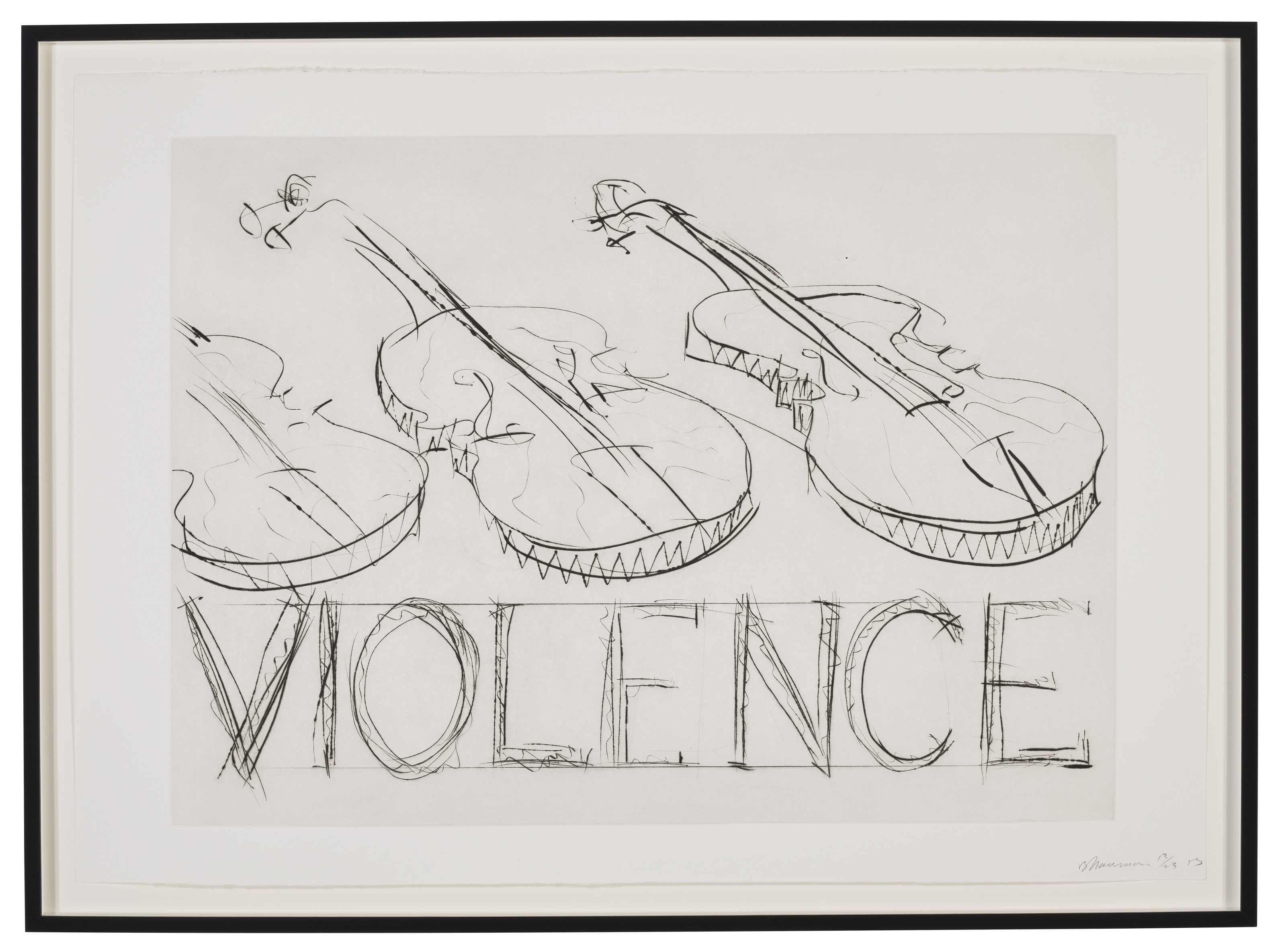 Bruce Nauman — Скрипки/Насилие, изображение 2