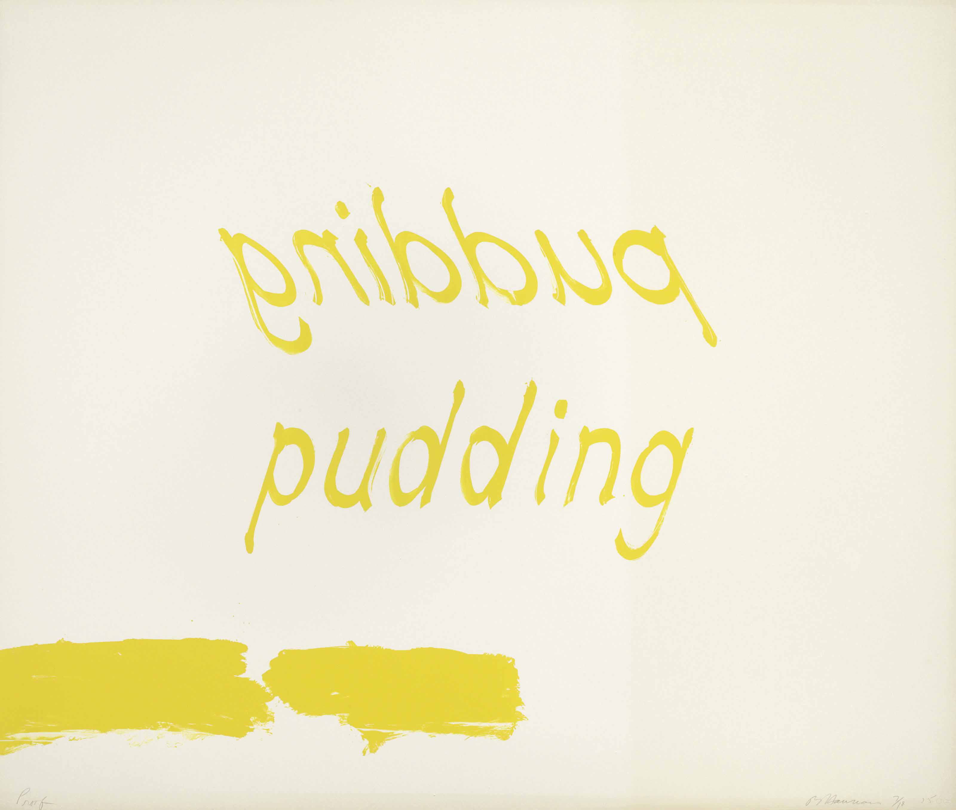 Bruce Nauman — Доказательство наличия пудинга