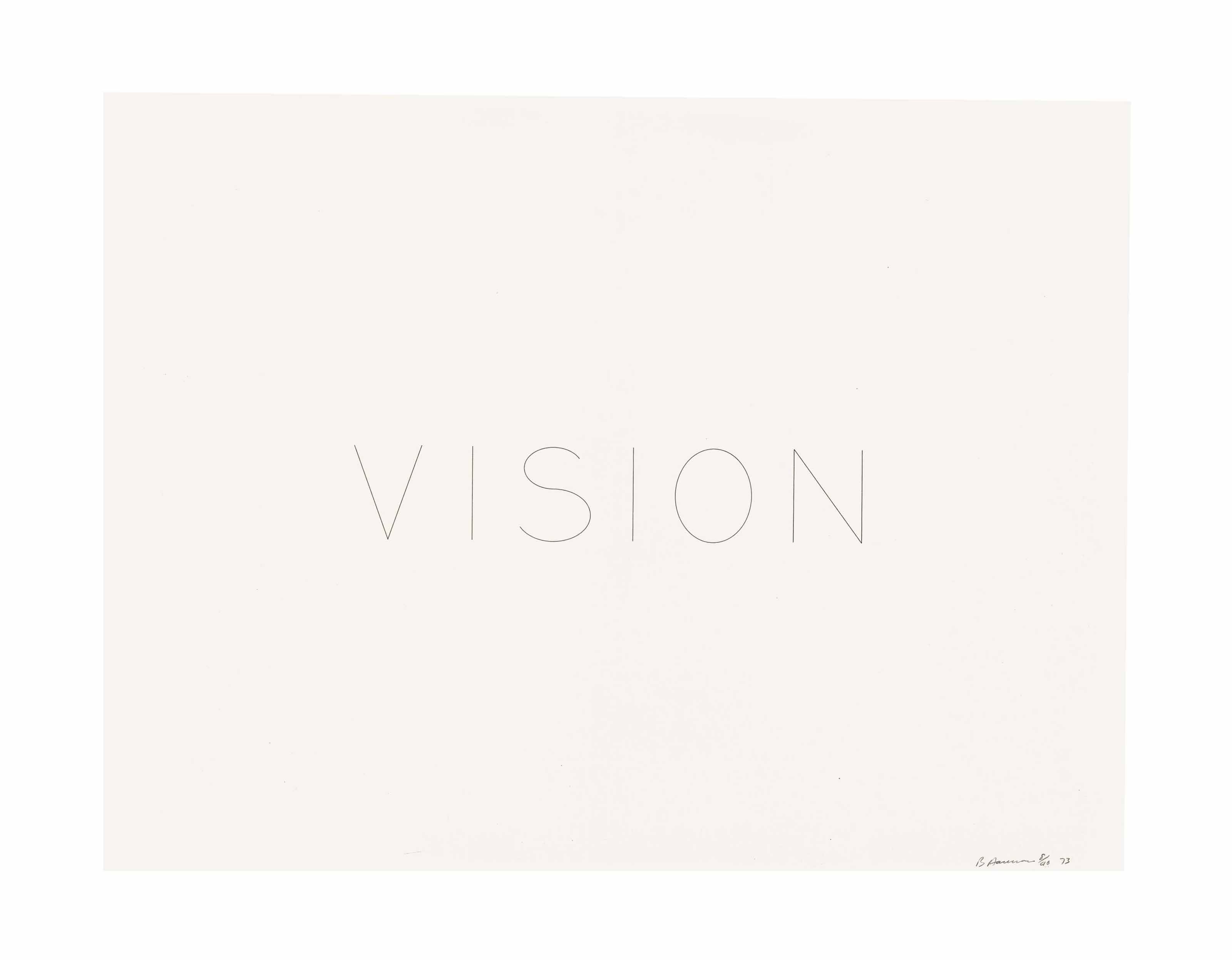Bruce Nauman — Видение