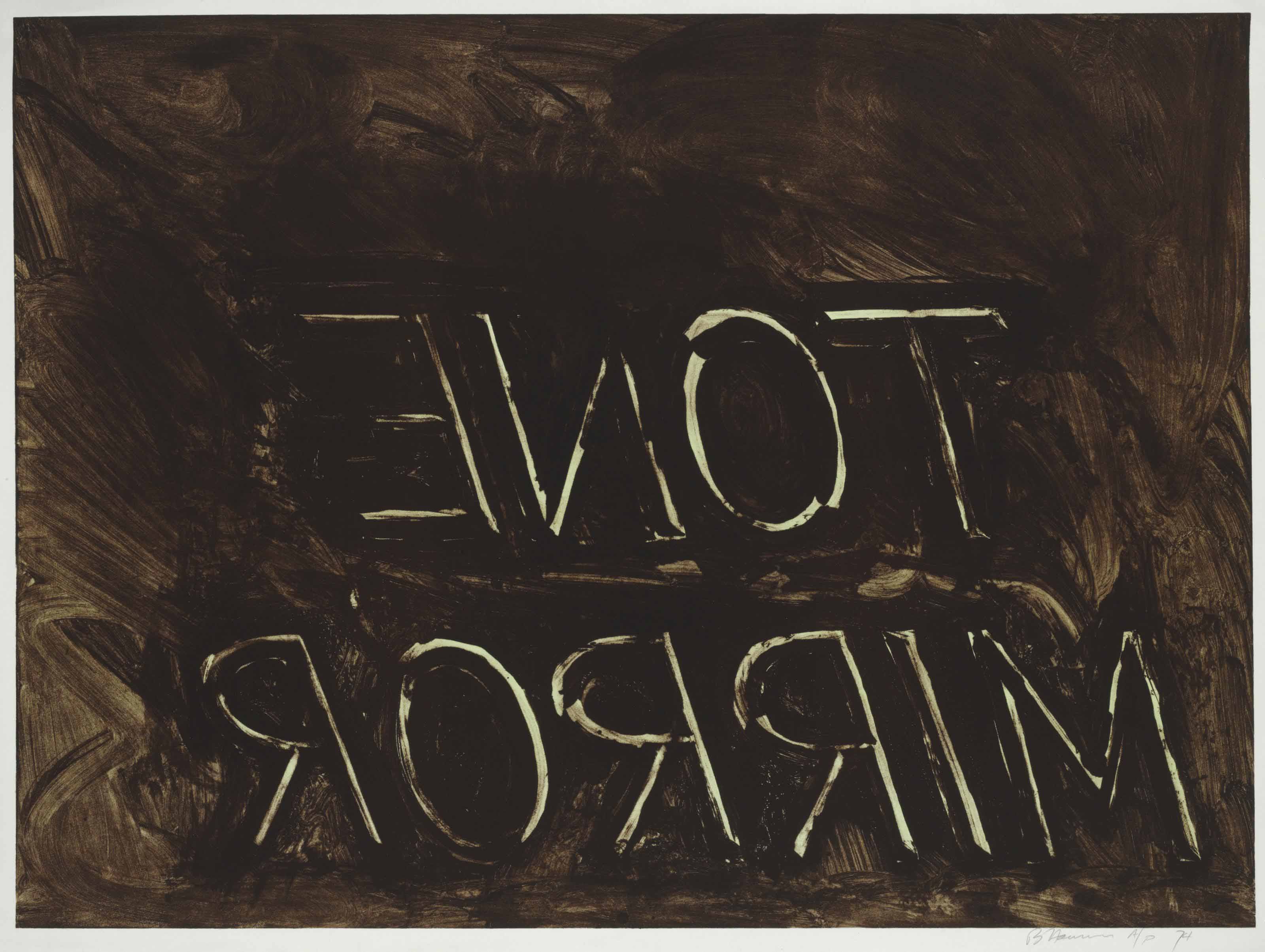 Bruce Nauman — Тональное зеркало, от Mirrors of the Mind