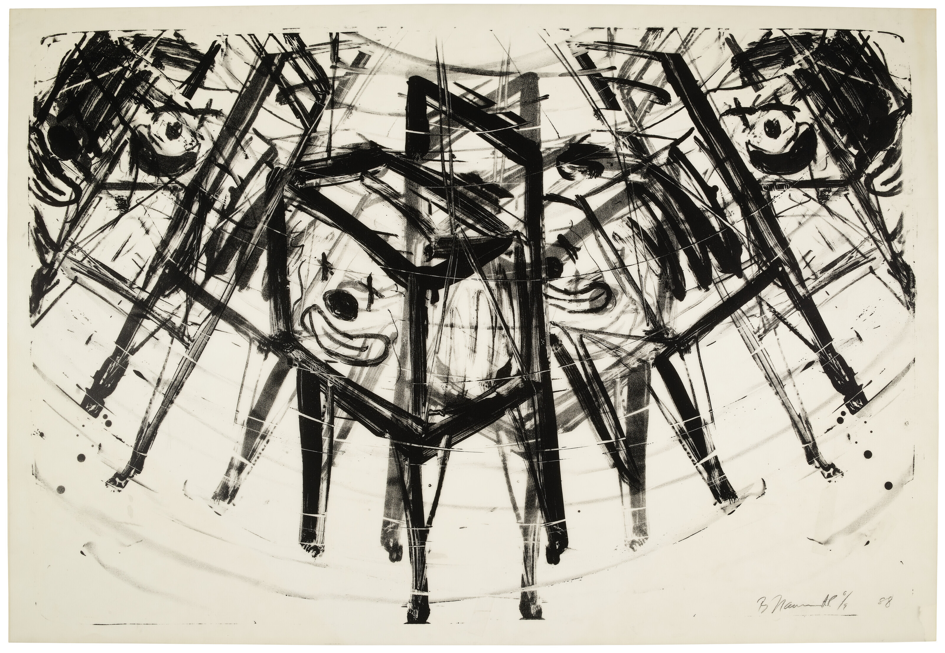 Bruce Nauman — Телевизионный клоун