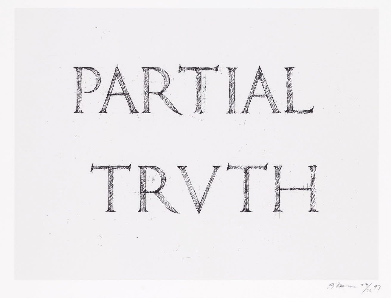 Bruce Nauman — Частичная истина