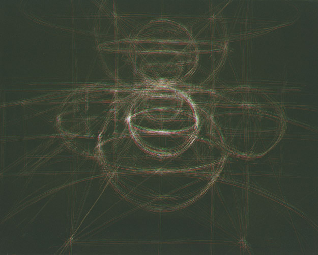 Bruce Nauman — Без названия (зеленый) (Корды 8)