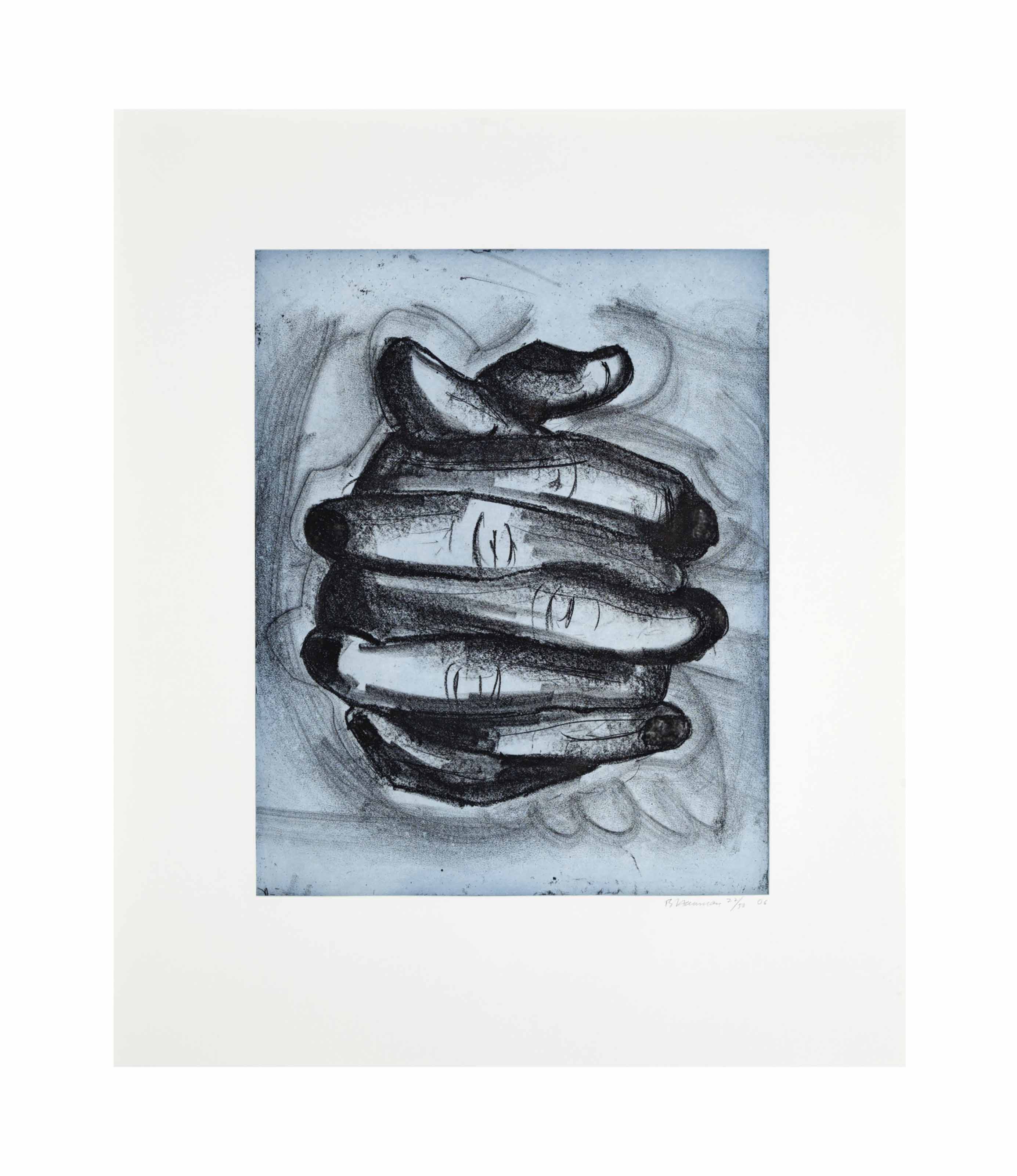 Bruce Nauman — Нежно-голубой грунт