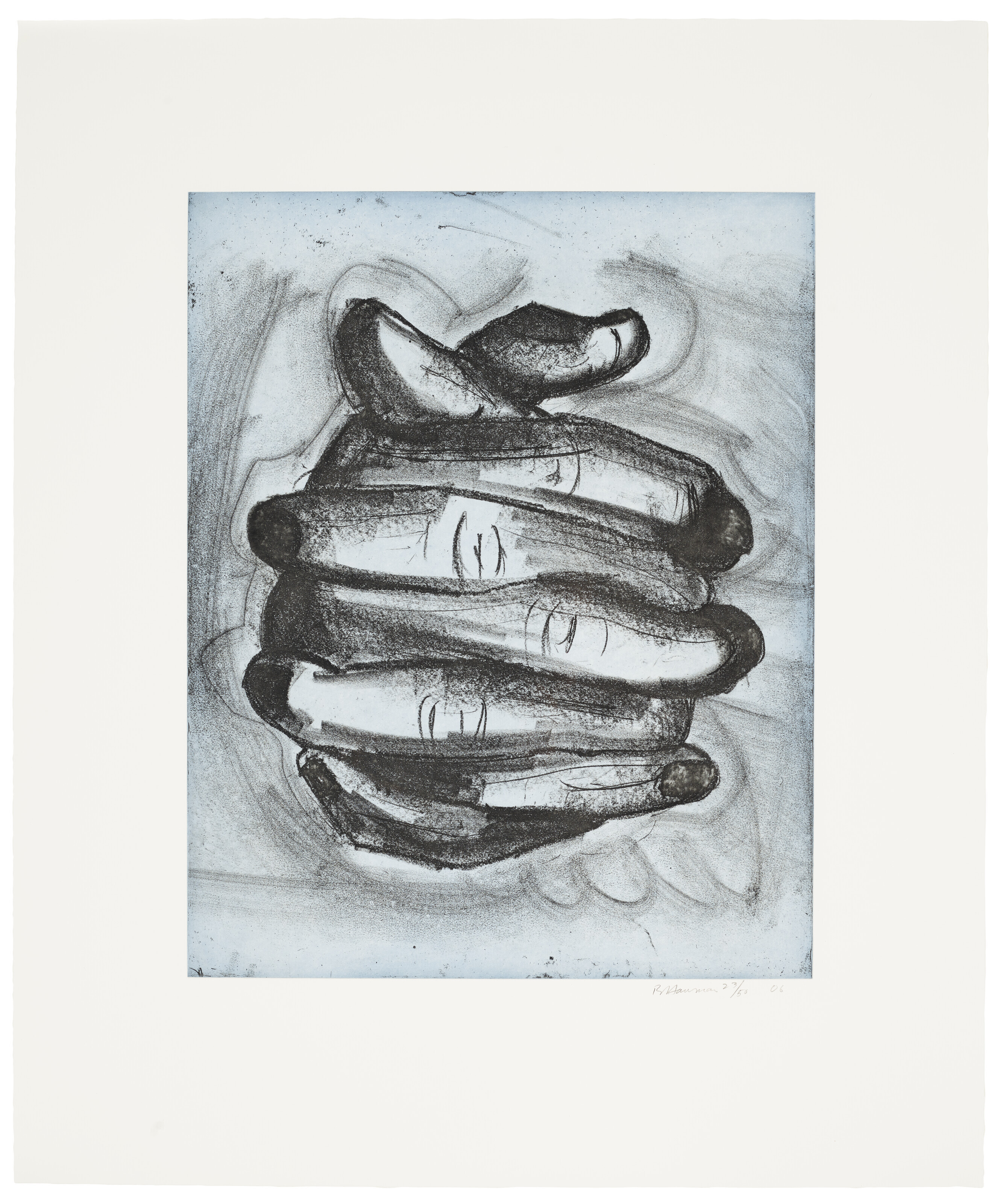 Bruce Nauman — Гравюра на мягком грунте - Синяя