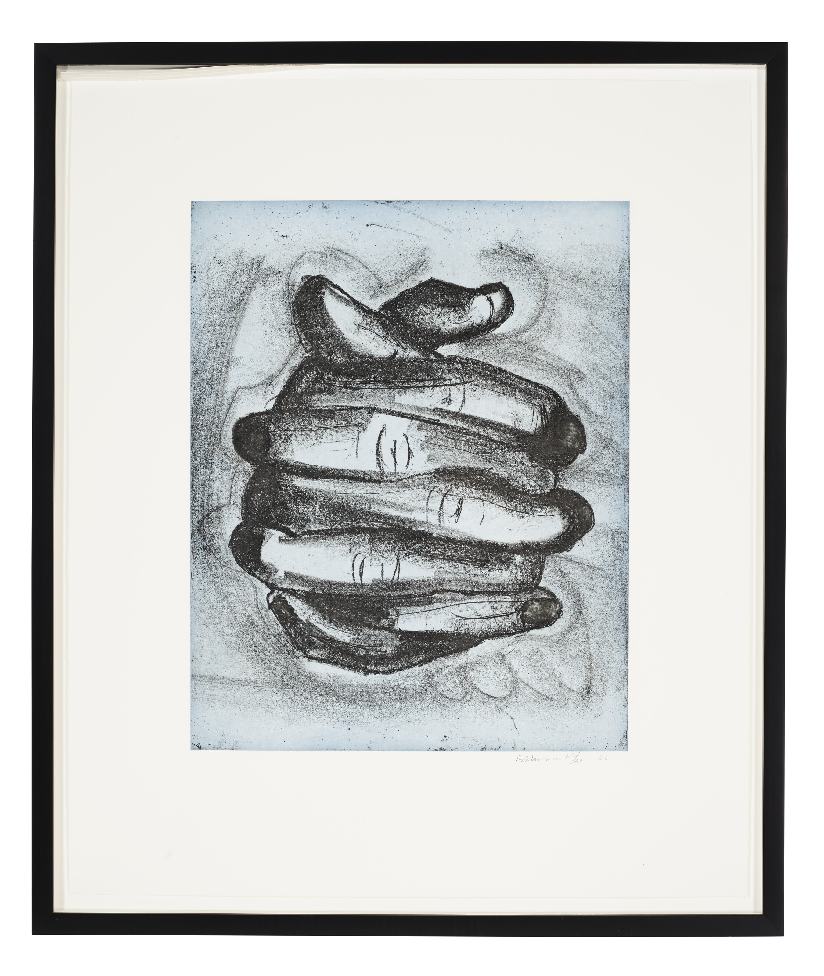 Bruce Nauman — Гравюра на мягком грунте - Синяя, изображение 2