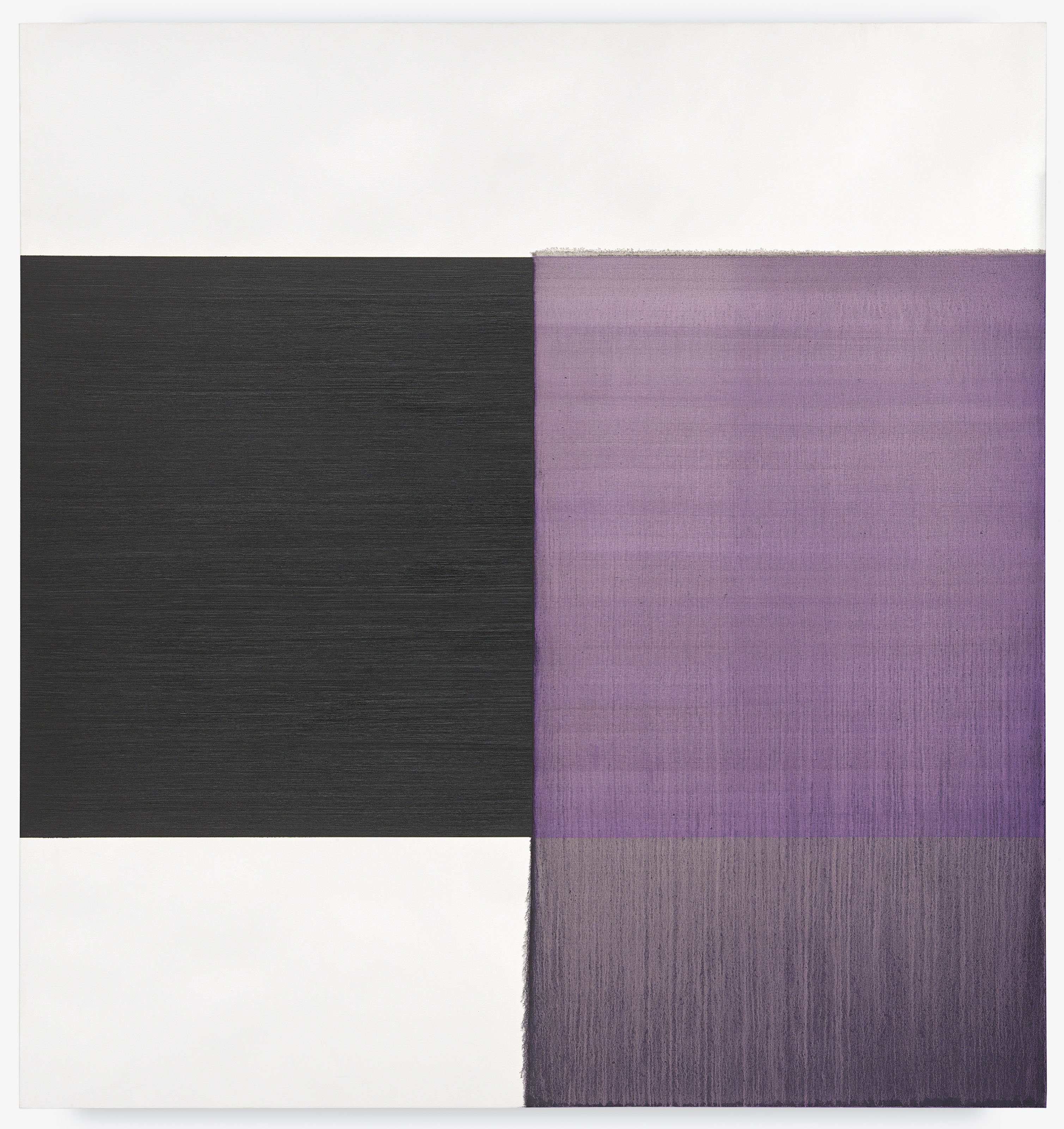 Callum Innes — Открытая покраска Угольно-черная Фиолетово-красная окись