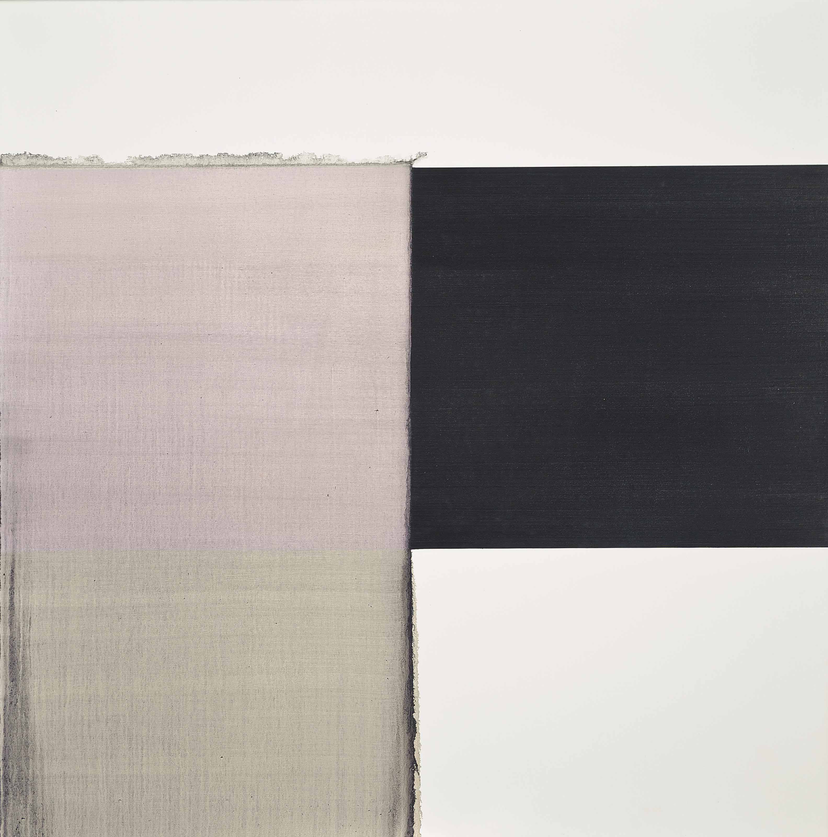 Callum Innes — Открытая окраска Насыщенный Черный Красный Фиолетовый