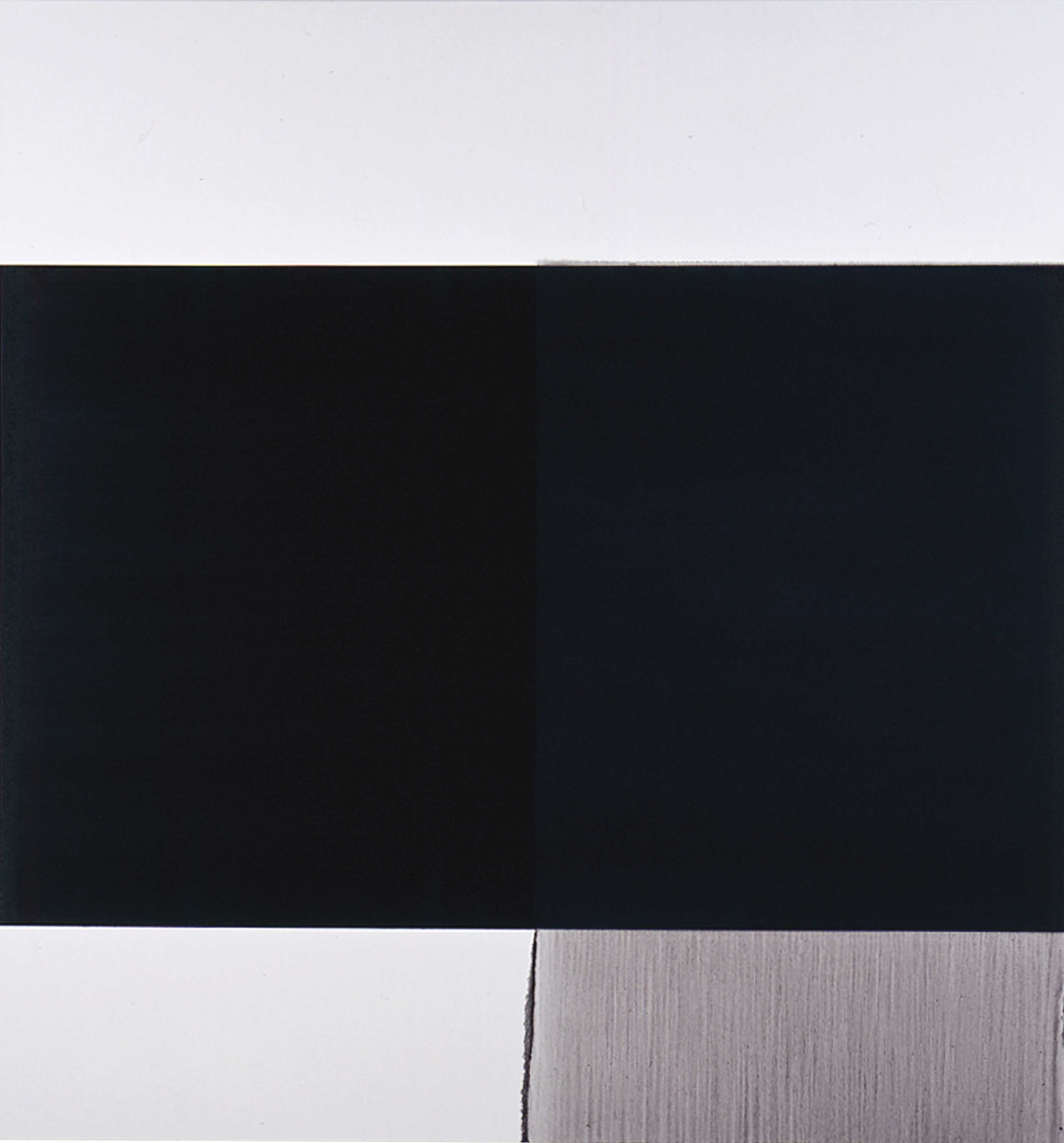 Callum Innes — Экспонированная картина с диоксазиновым фиолетовым оттенком