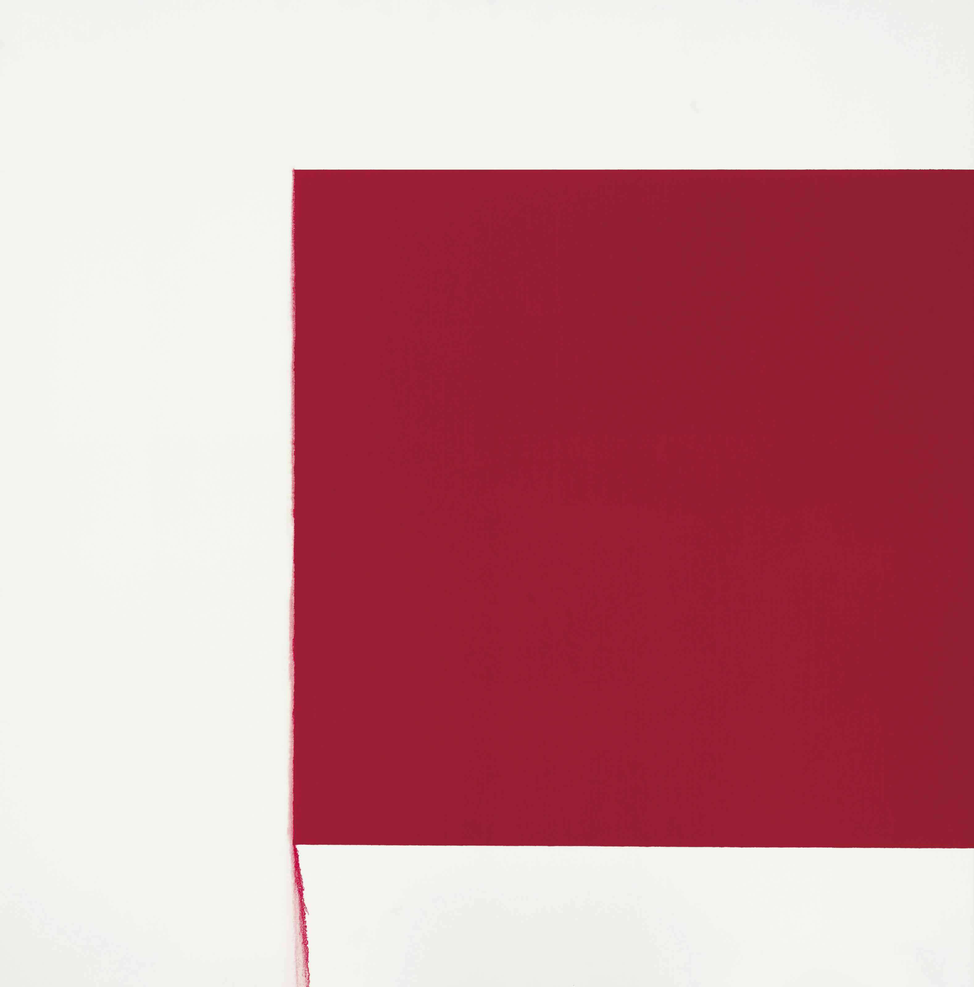 Callum Innes — Открытая покраска Кадмиево-красный Глубокий