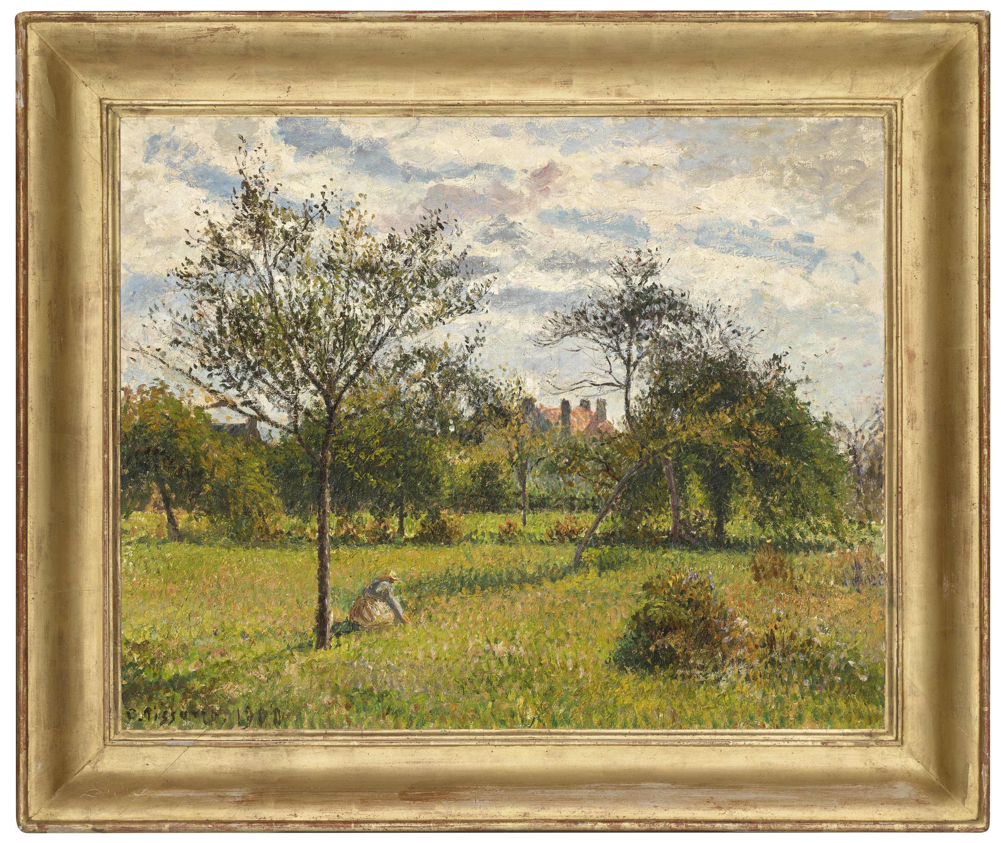 Camille Pissarro — Утро, осеннее солнце в Эраньи, изображение 3