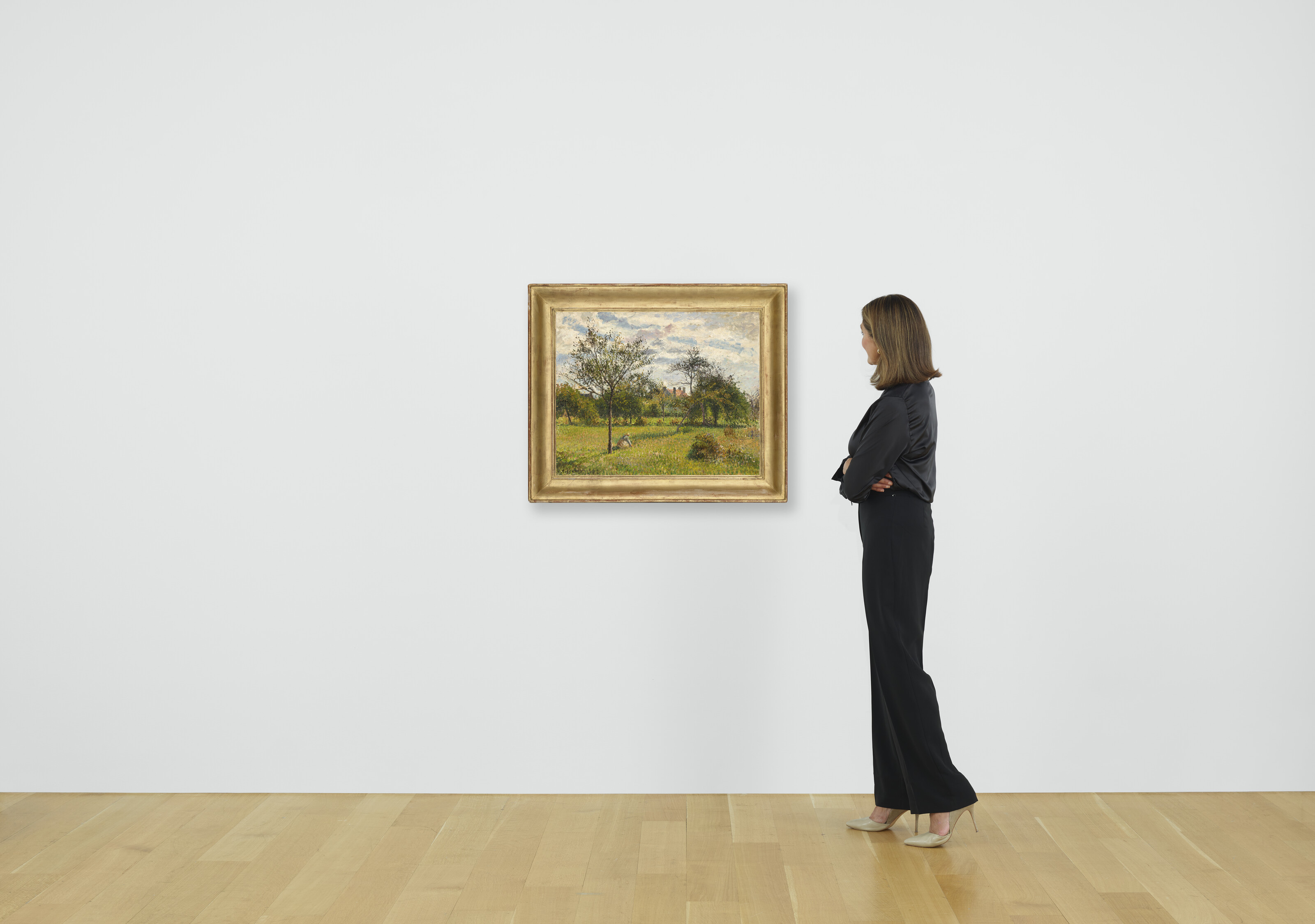 Camille Pissarro — Утро, осеннее солнце в Эраньи, изображение 5