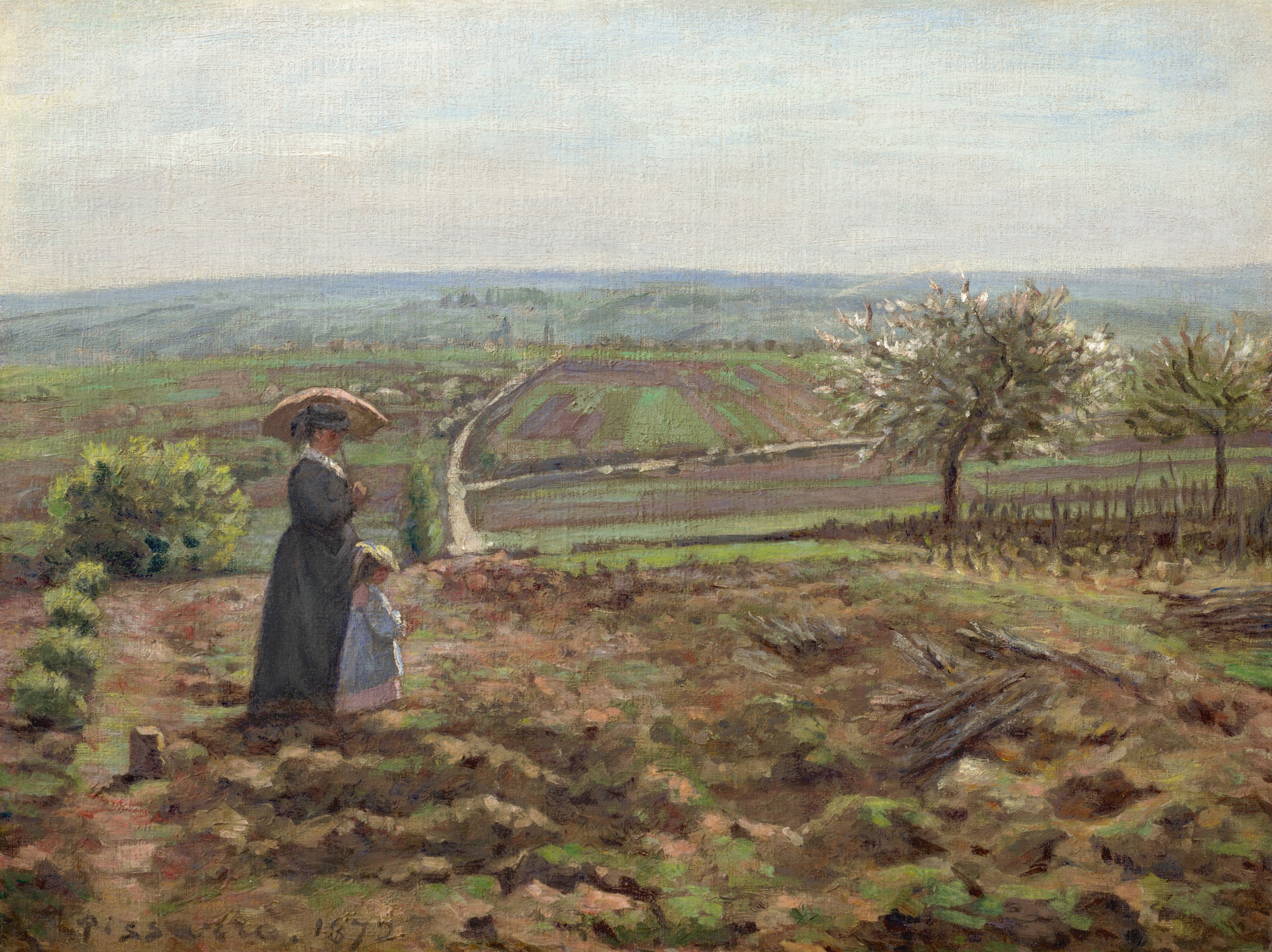 Camille Pissarro — Руанский маршрут, лес мастеров искусства, Понтуаз, изображение 1