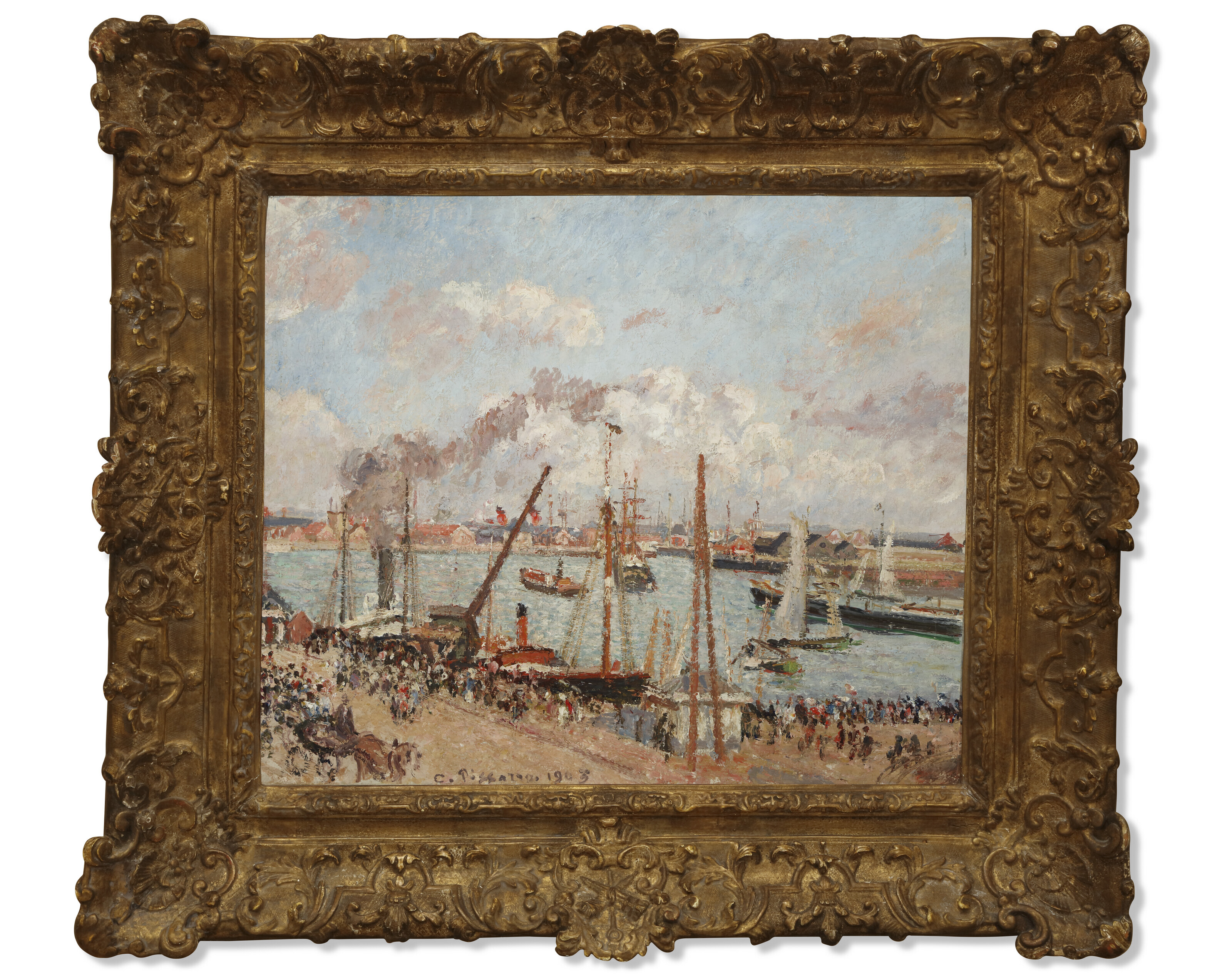 Camille Pissarro — "Анс-де-Лоцман", апрель и середина сентября, температура в Анс-Лоцмане , Гавр, изображение 2