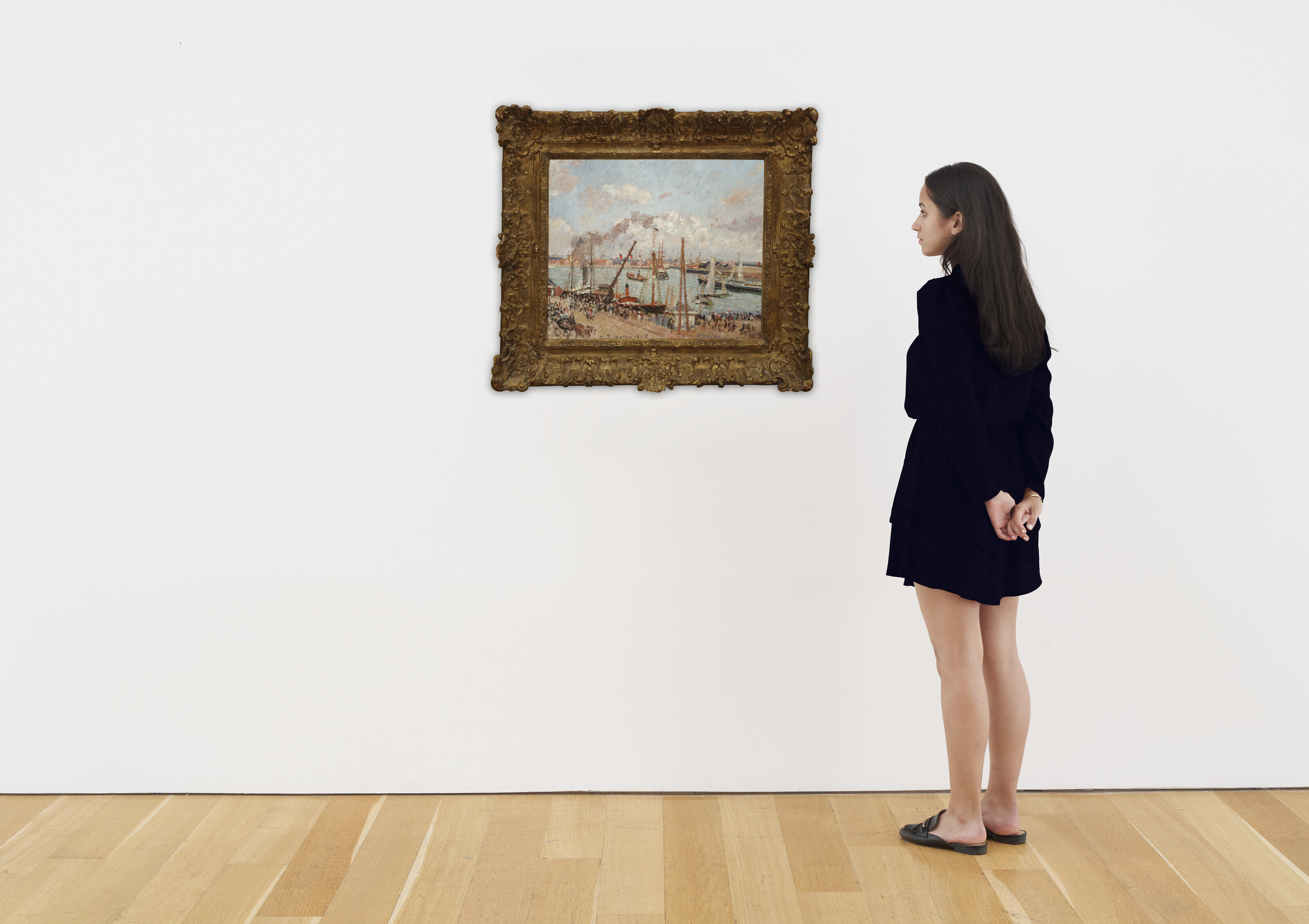 Camille Pissarro — "Анс-де-Лоцман", апрель и середина сентября, температура в Анс-Лоцмане , Гавр, изображение 4