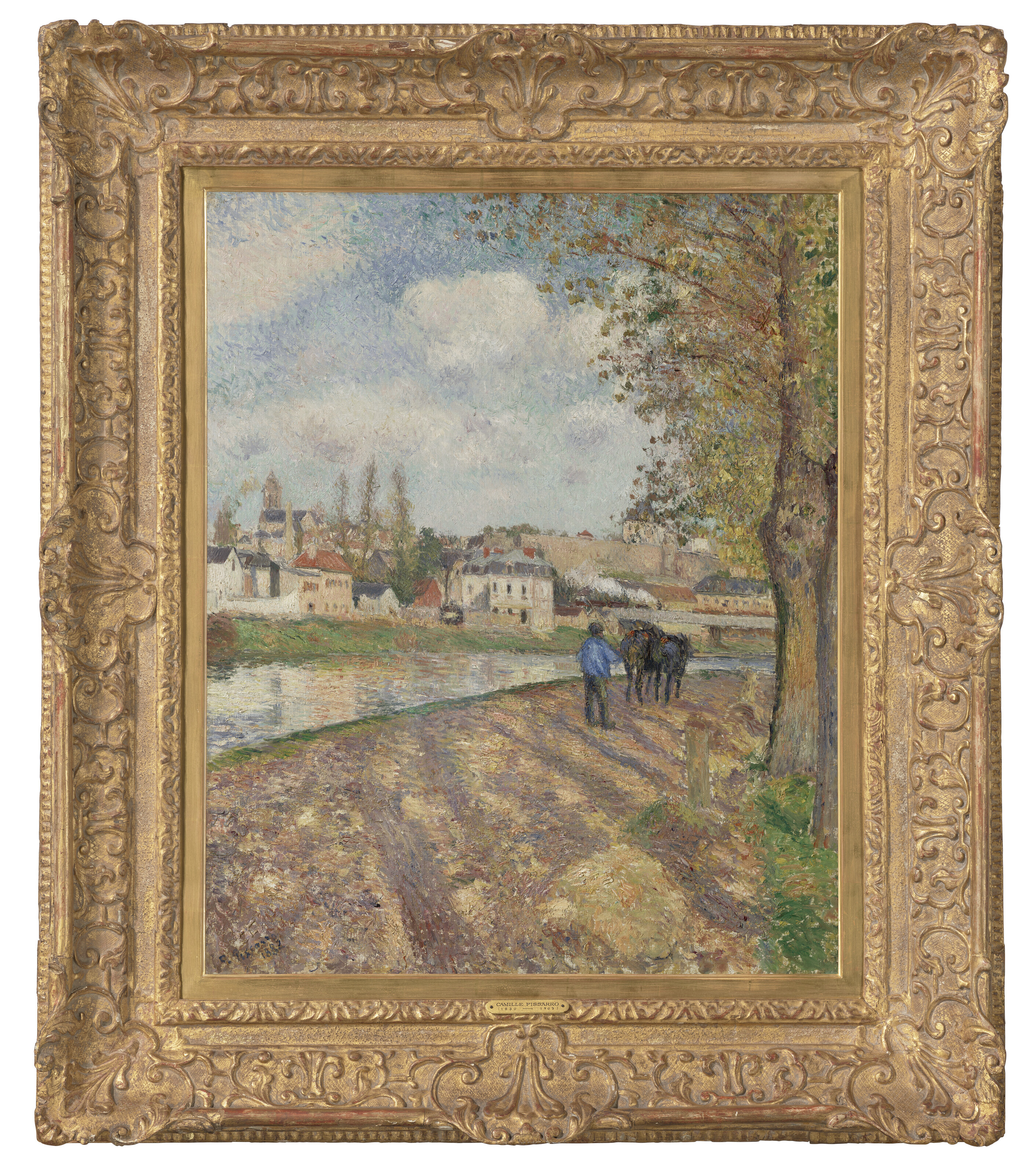 Camille Pissarro — Озеро Эклюз, Сент-Уан-л'Омон, изображение 2