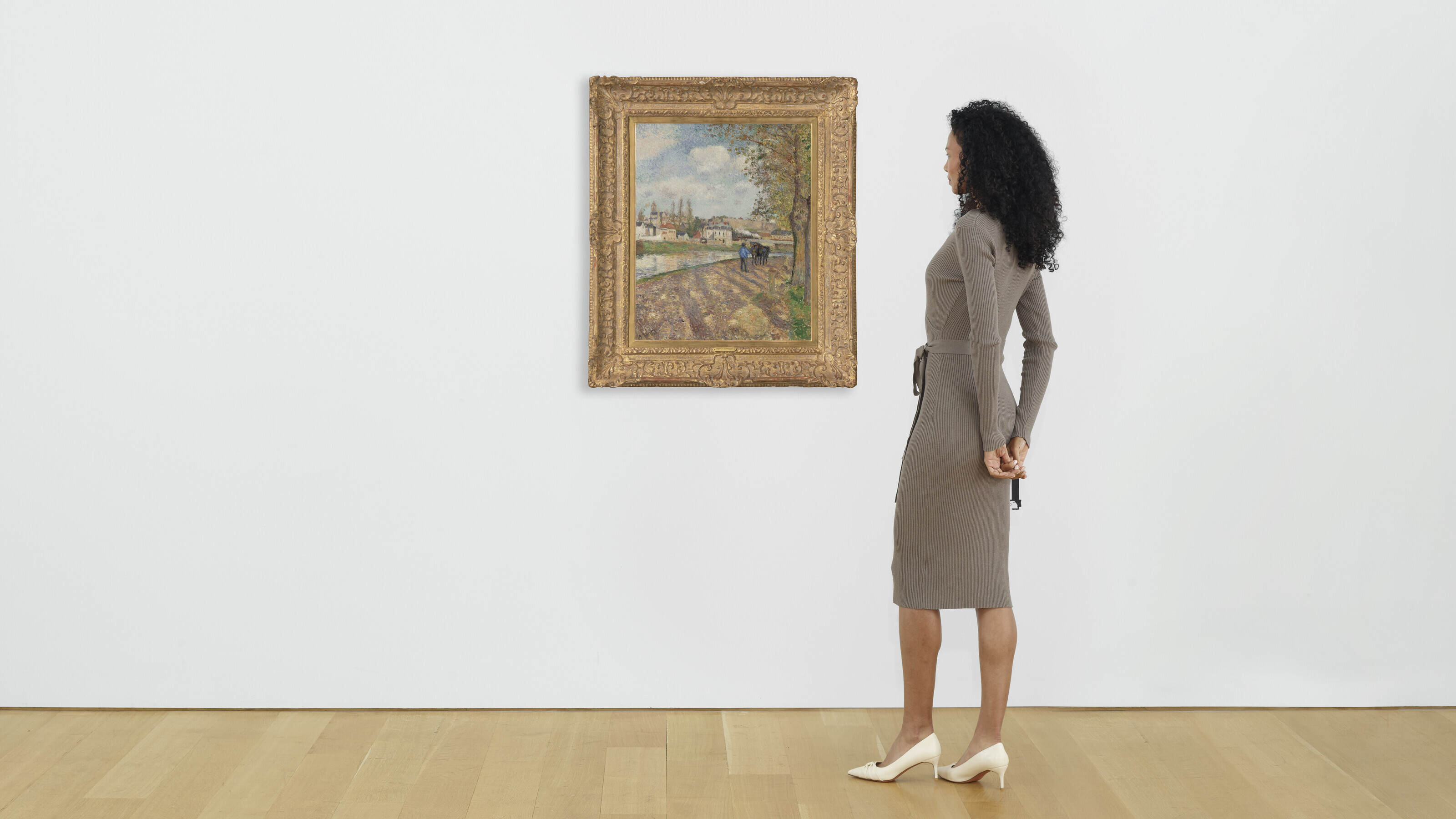 Camille Pissarro — Озеро Эклюз, Сент-Уан-л'Омон, изображение 4