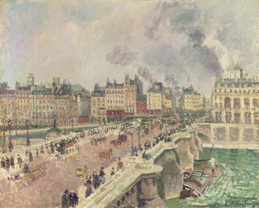 Camille Pissarro — Новый мост, символ Прекрасной Матери