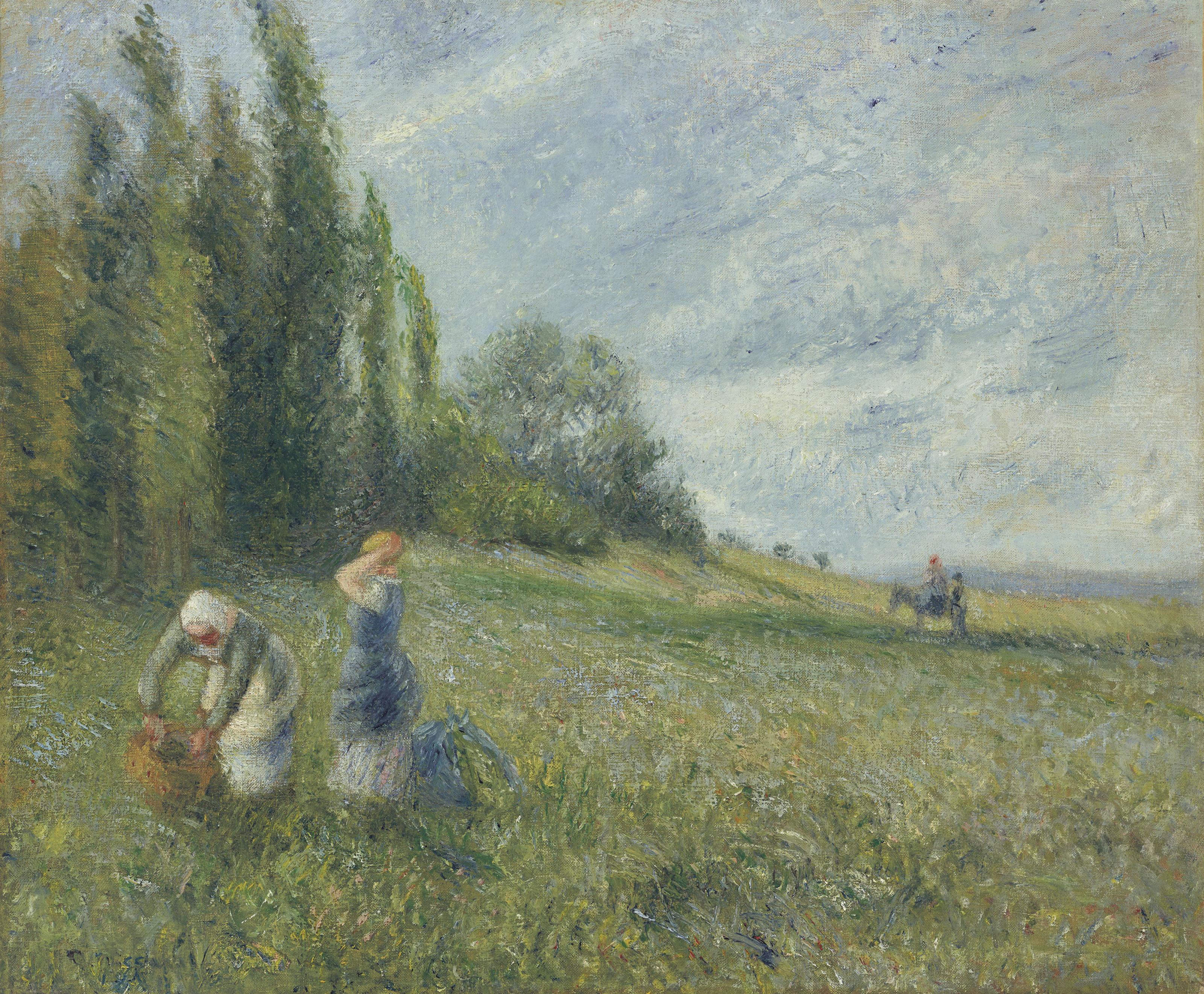 Camille Pissarro — Пейсанн на елисейских полях, Понтуаз