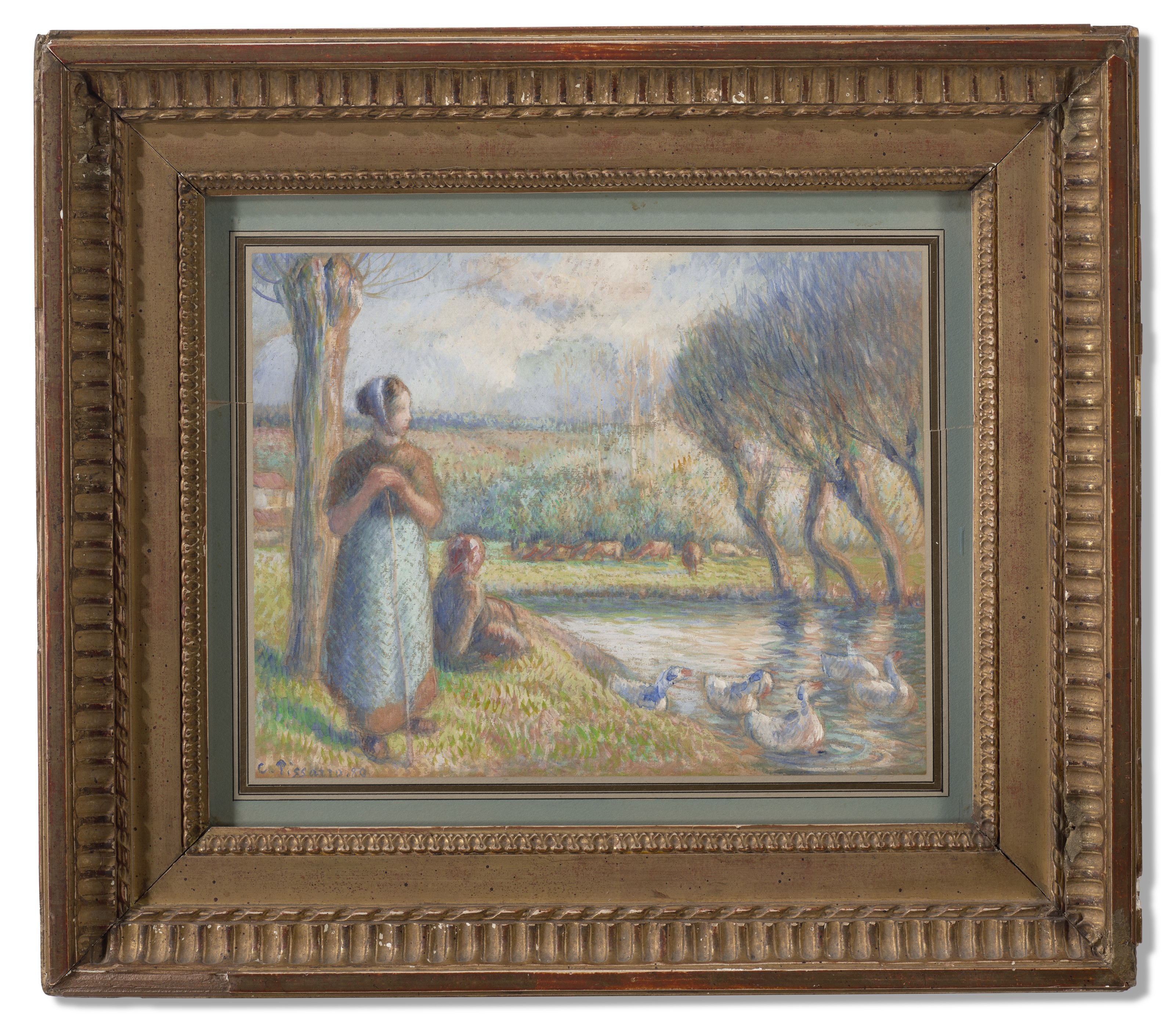 Camille Pissarro — Облаченная в небесный наряд на границе вечности, изображение 2