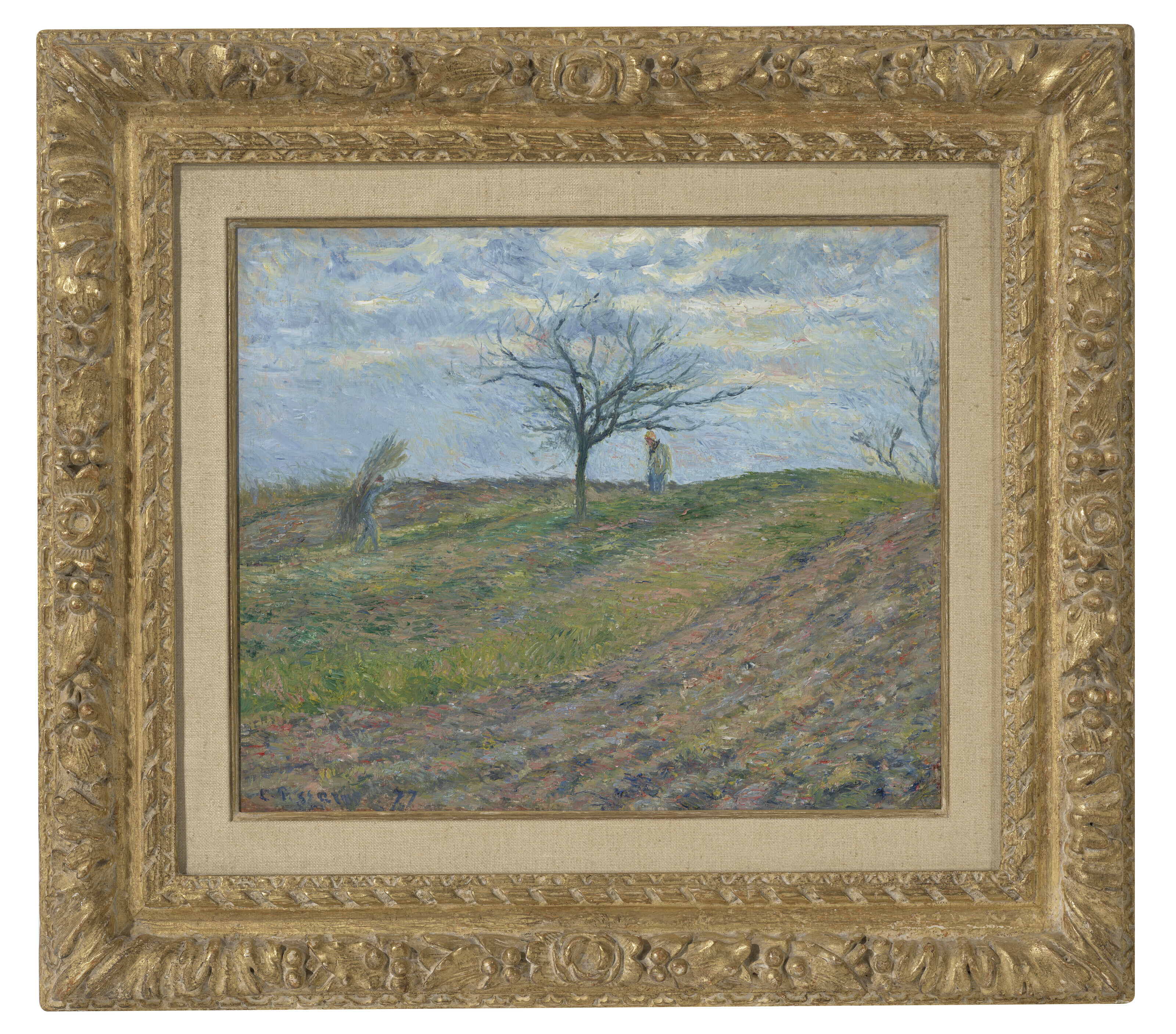 Camille Pissarro — Земля, на которой трудится человек, всегда очень важна для дровосека, изображение 2