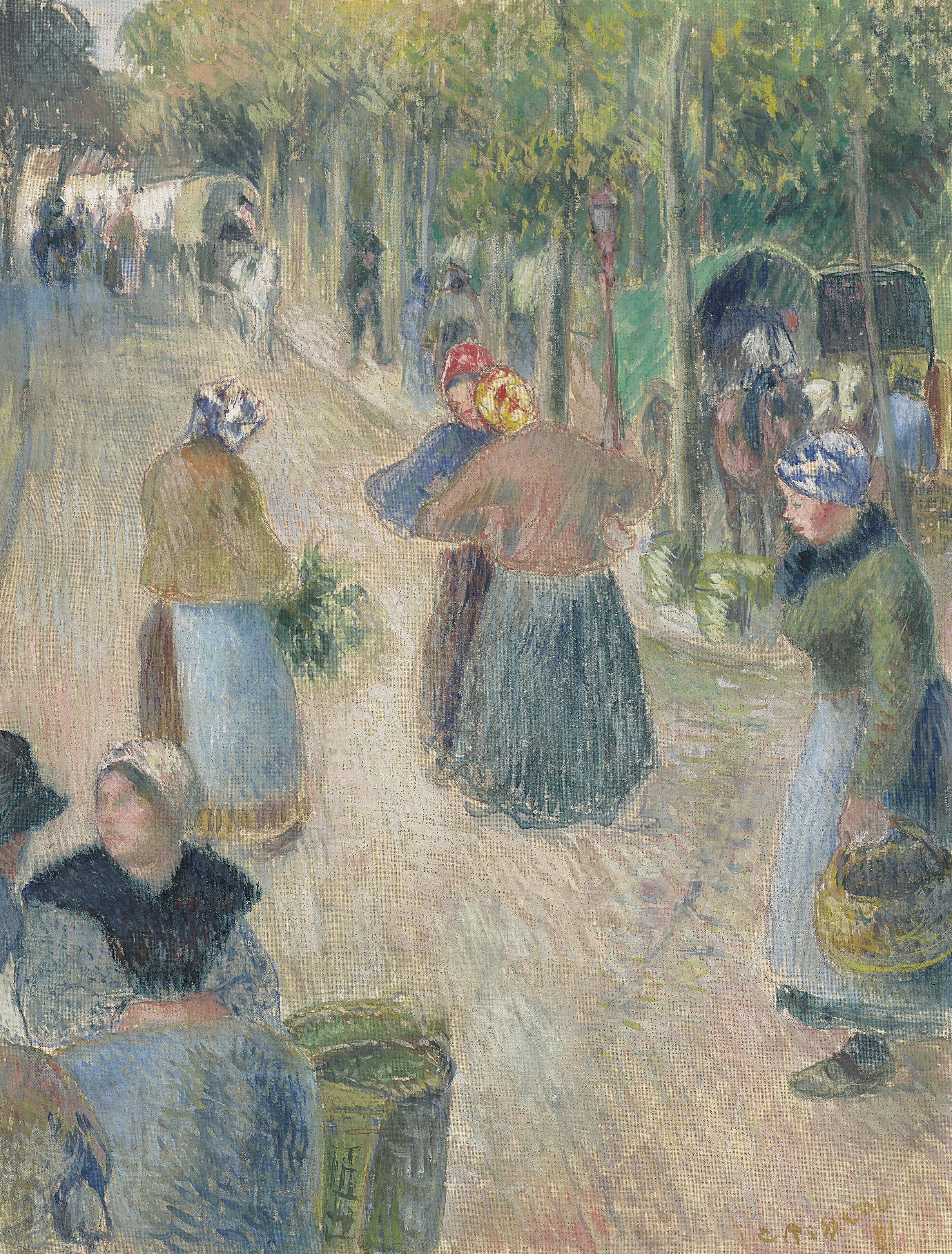 Camille Pissarro — Марш-а-Понтуаз, бульвар Фоссе, изображение 1