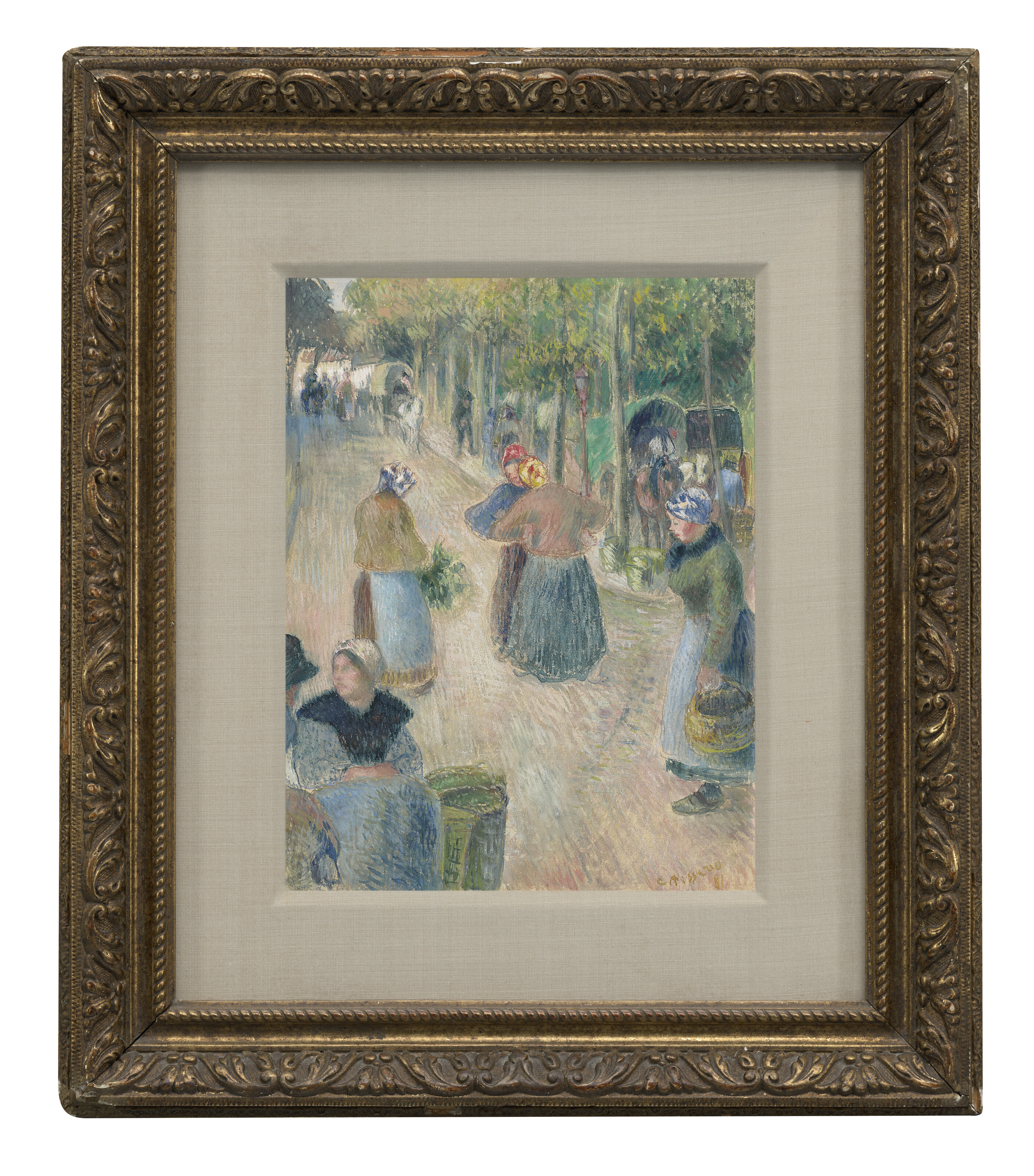 Camille Pissarro — Марш-а-Понтуаз, бульвар Фоссе, изображение 2