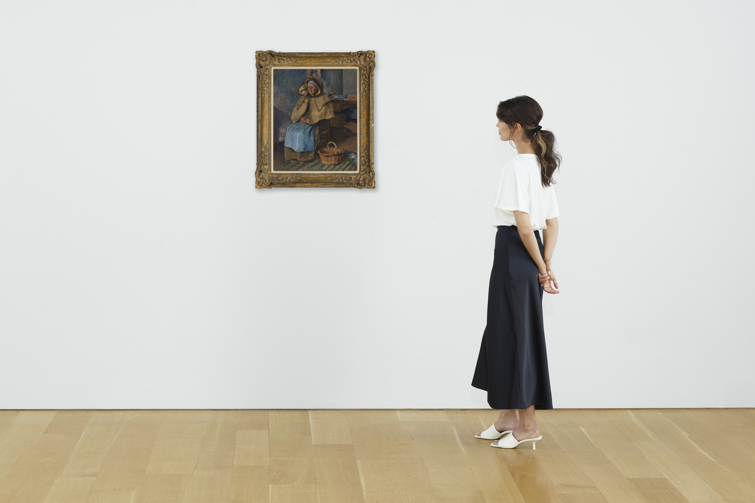 Camille Pissarro — Мать Гаспар, Понтуаз, изображение 4