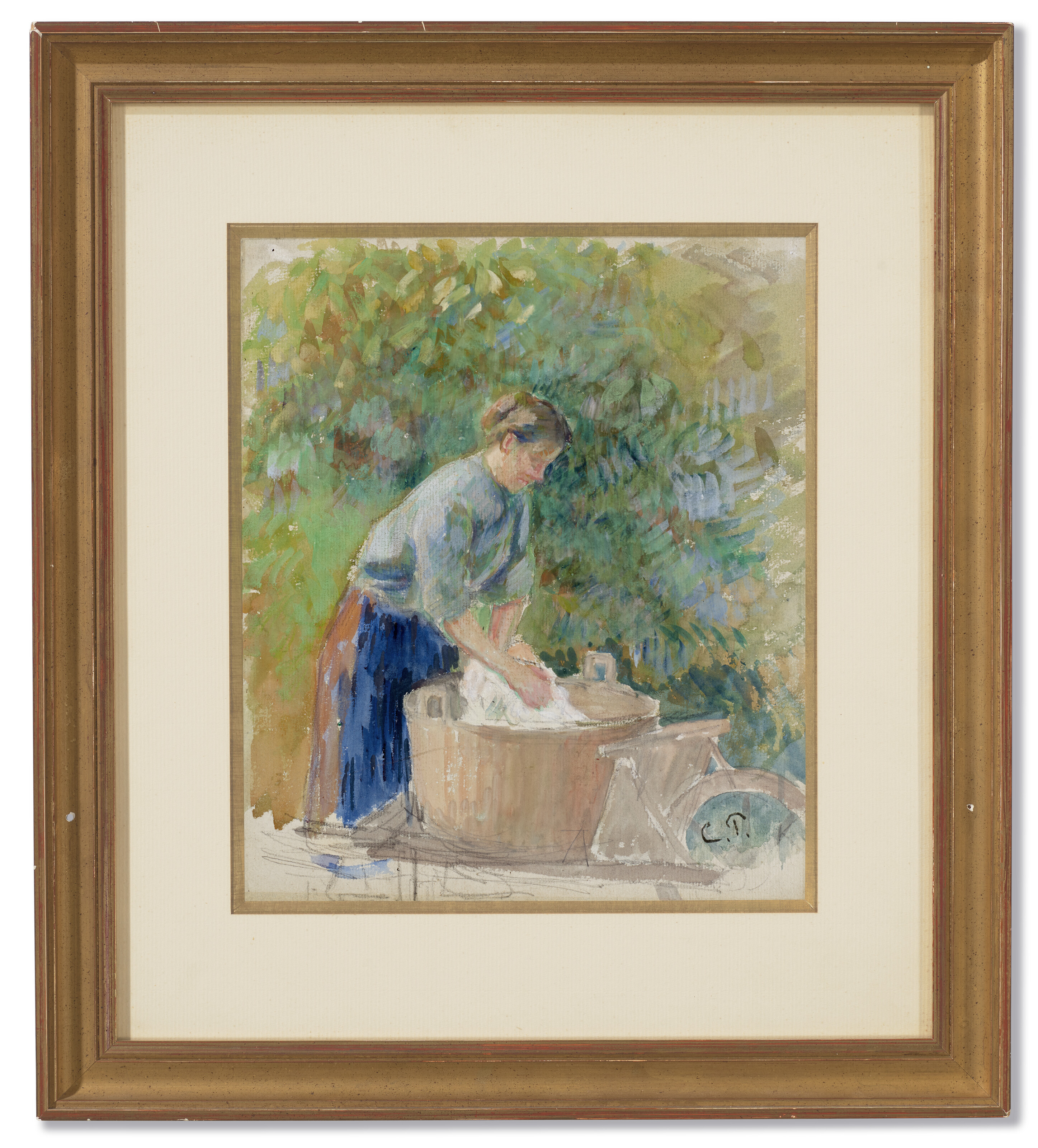 Camille Pissarro — Прекрасная женщина танцует в танце без рукавов, изображение 2