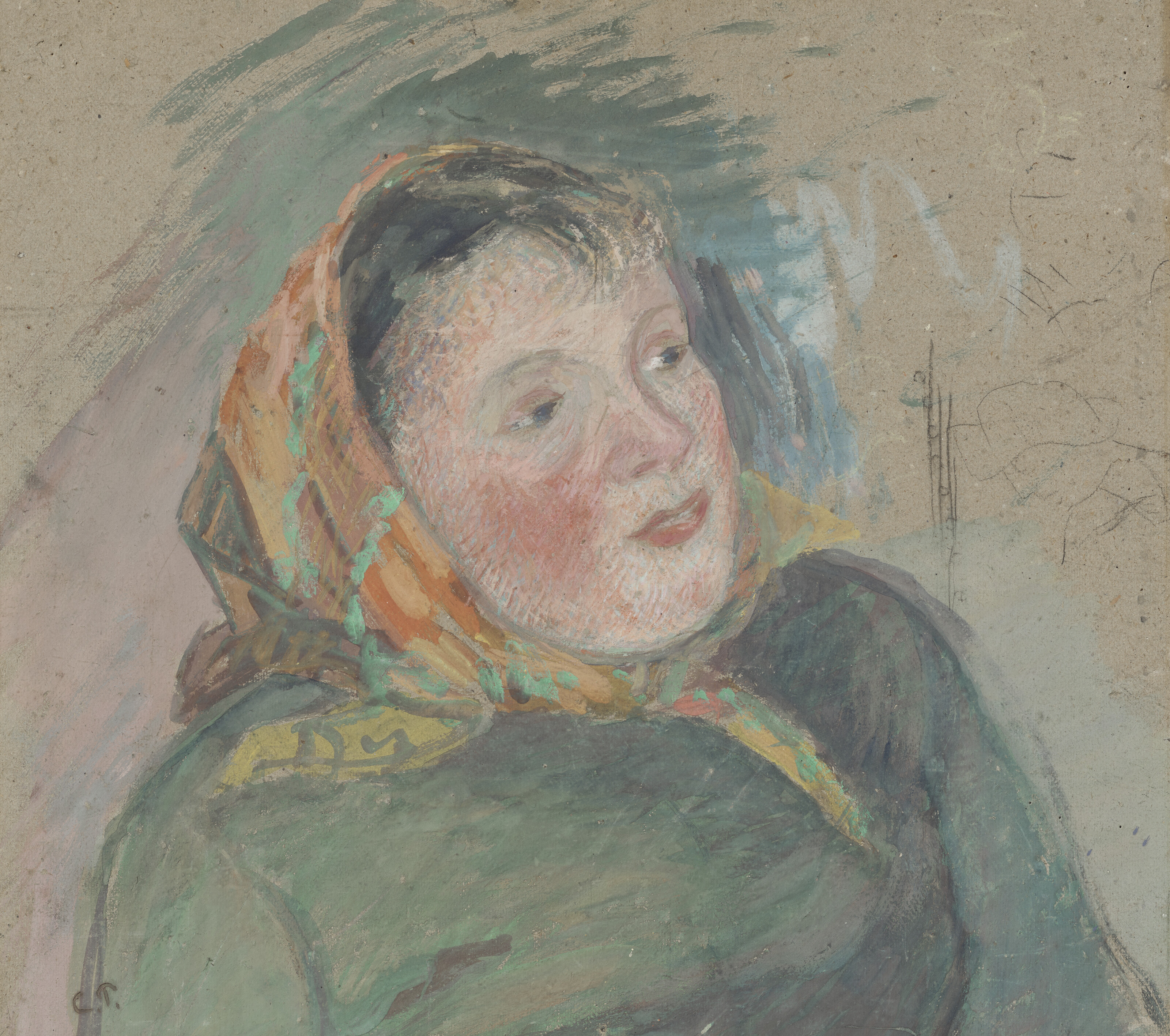 Camille Pissarro — Тет-а-тет-де-пейсанн, изображение 1